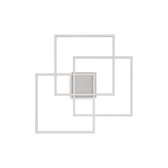 Ideal Lux Frame plafoniera LED bianco 59x59,5cm