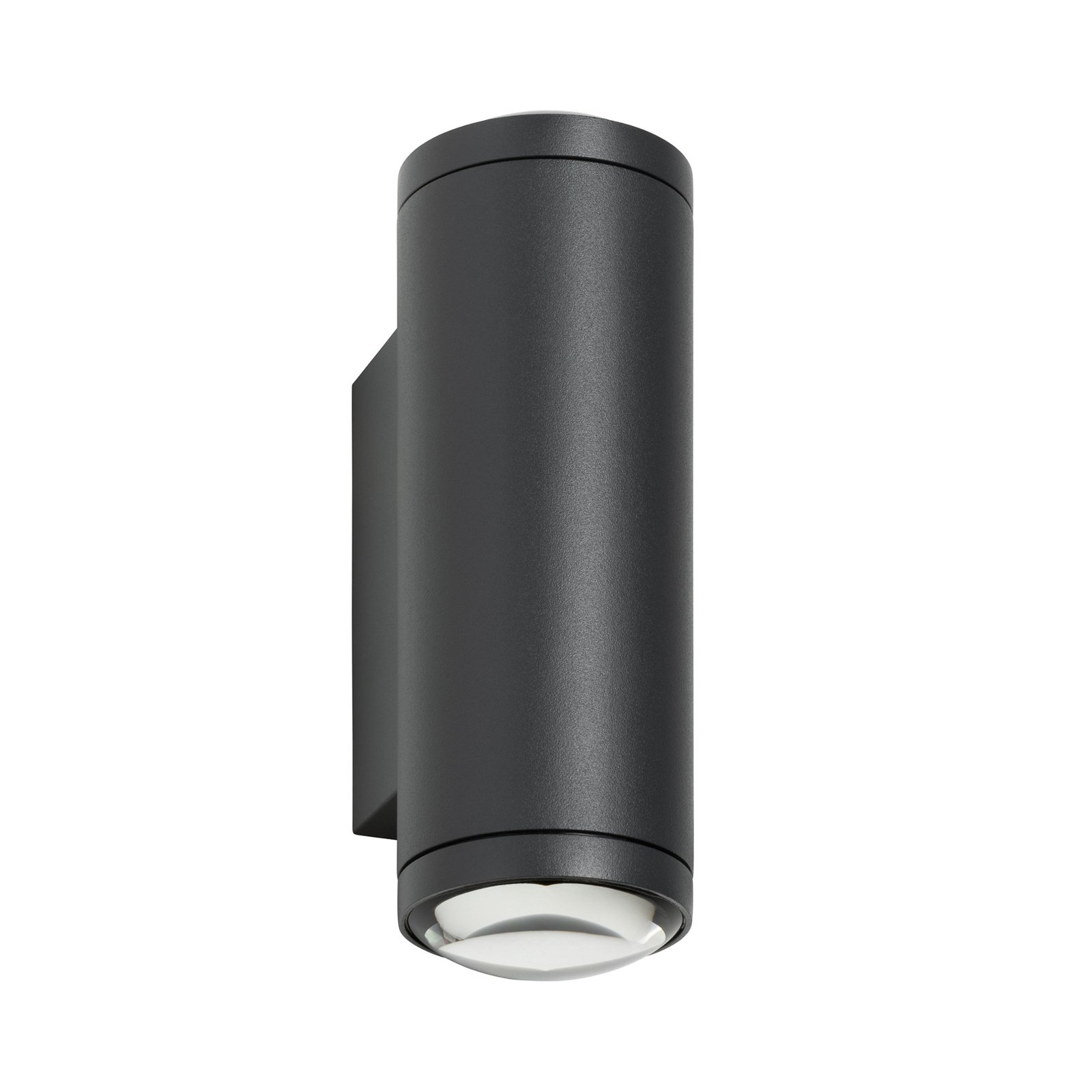 LED outdoor wall light 5155, 2 x 4 W, up & down, graphite, aluminium