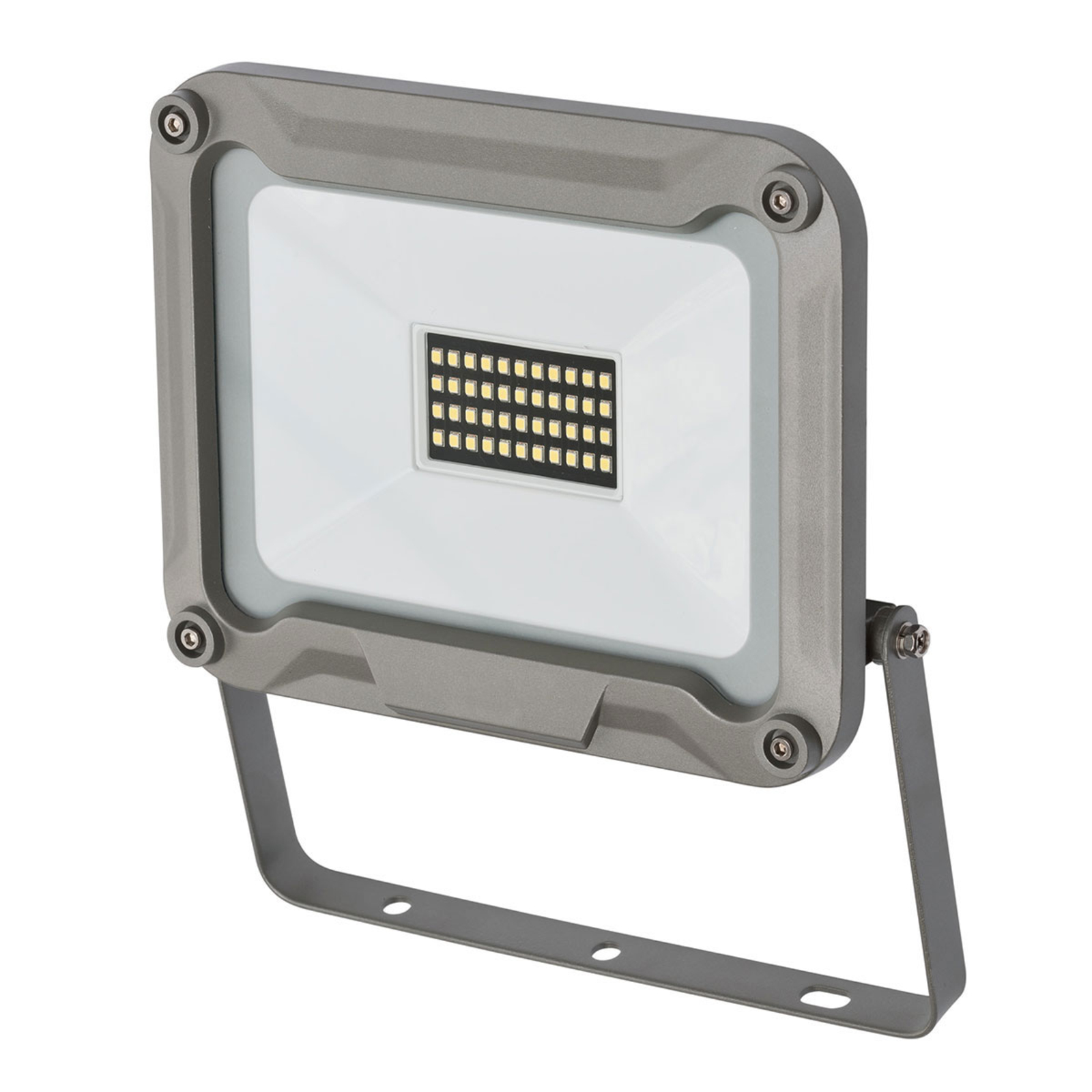 Brenenstuhl Jaro LED outdoor spotlight for mounting IP65 30 W, aluminium, security glass, 30 W, energy efficiency: A+, W: 22.9 cm, H: 25.5 cm