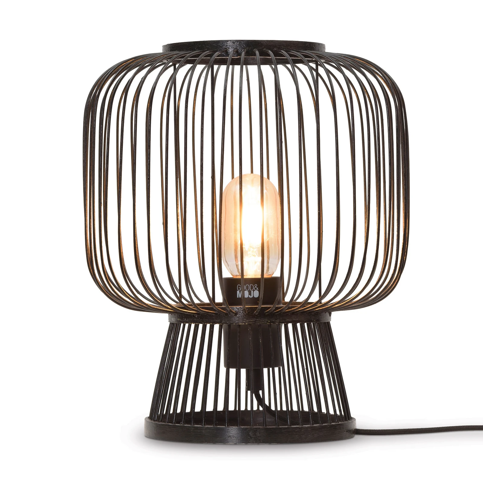 GOOD & MOJO Cango tafellamp, zwart