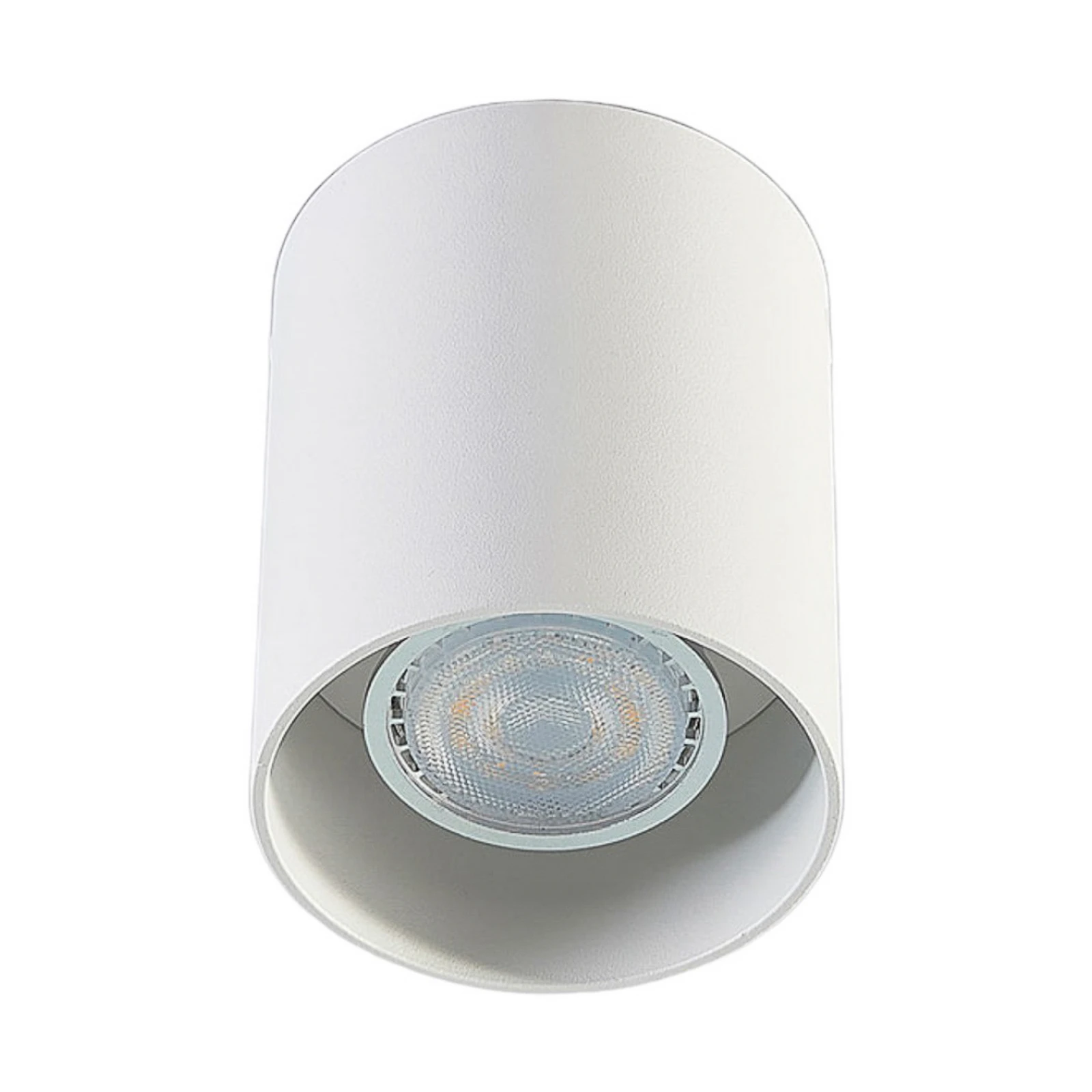 Arcchio downlight Carson, hoogte 10 cm, wit, aluminium