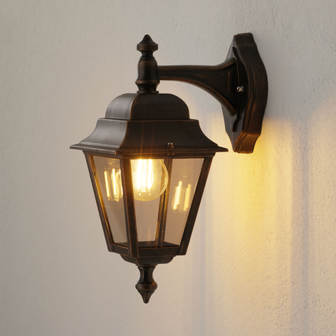 Kobberfarget yttervegglampe Toulouse til å henge