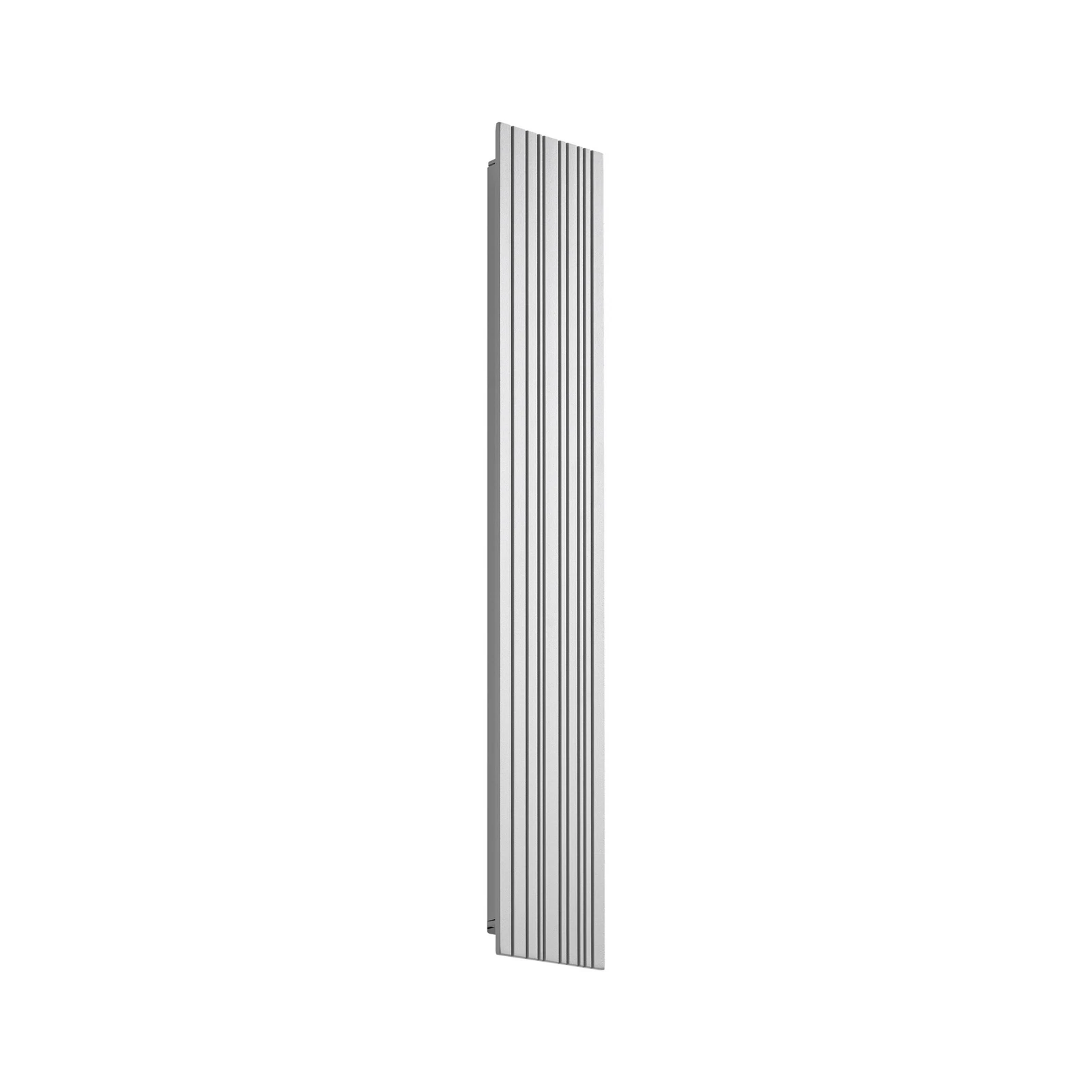 Lucande LED-utomhusvägglampa, modell Melira, längd 60 cm, ljusgrå
