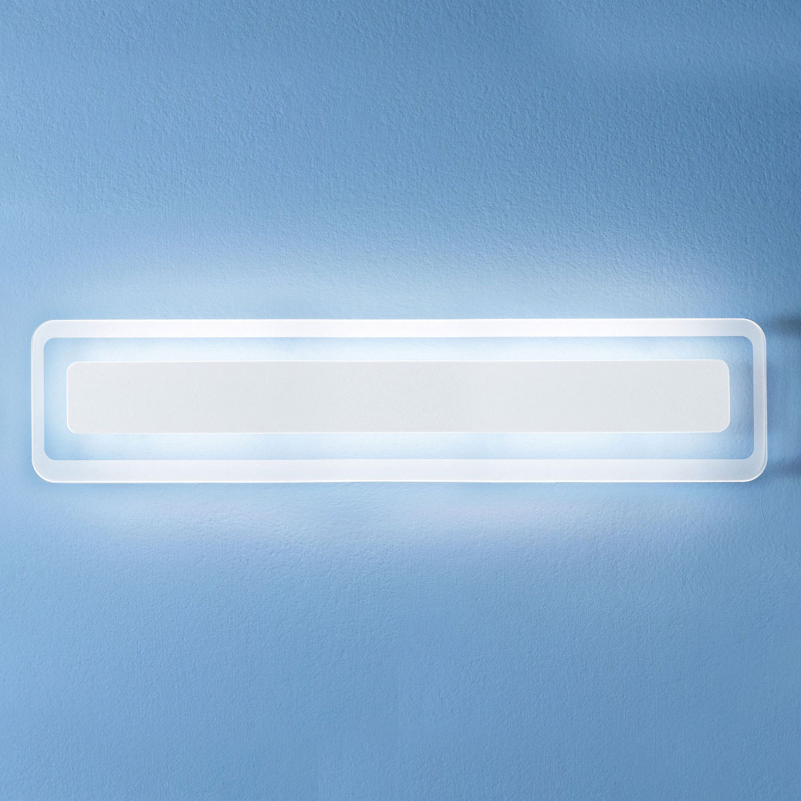 LED sieninis šviestuvas "Antille" baltas 61,4 cm