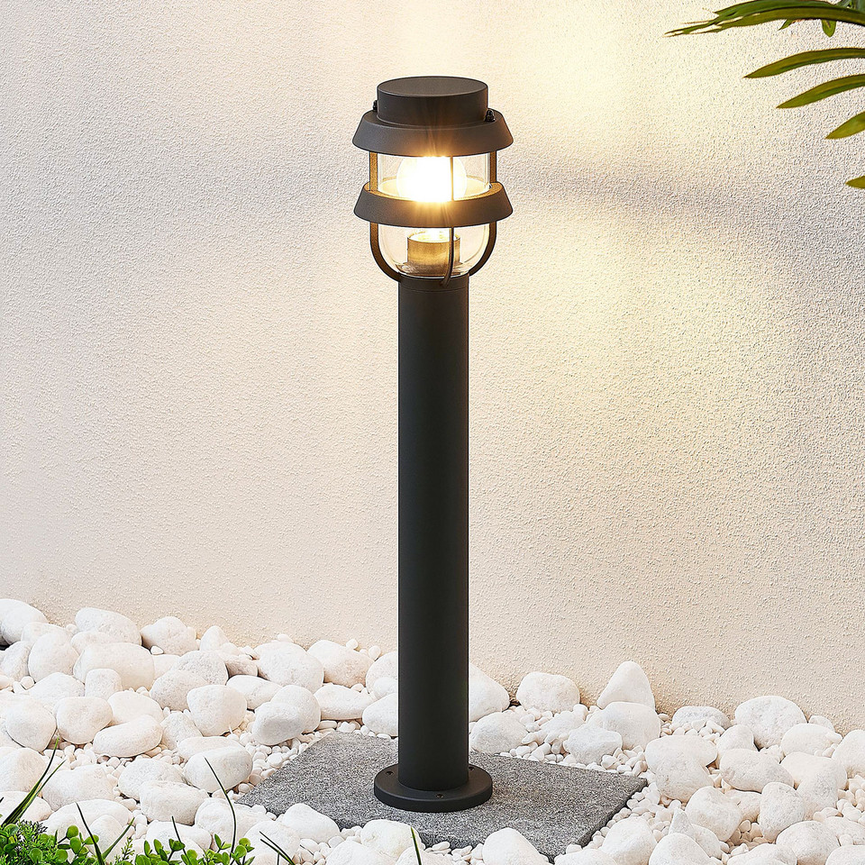 Lindby Alvaro trädgårdslampa H60 mörkgrå, svart från Lindby