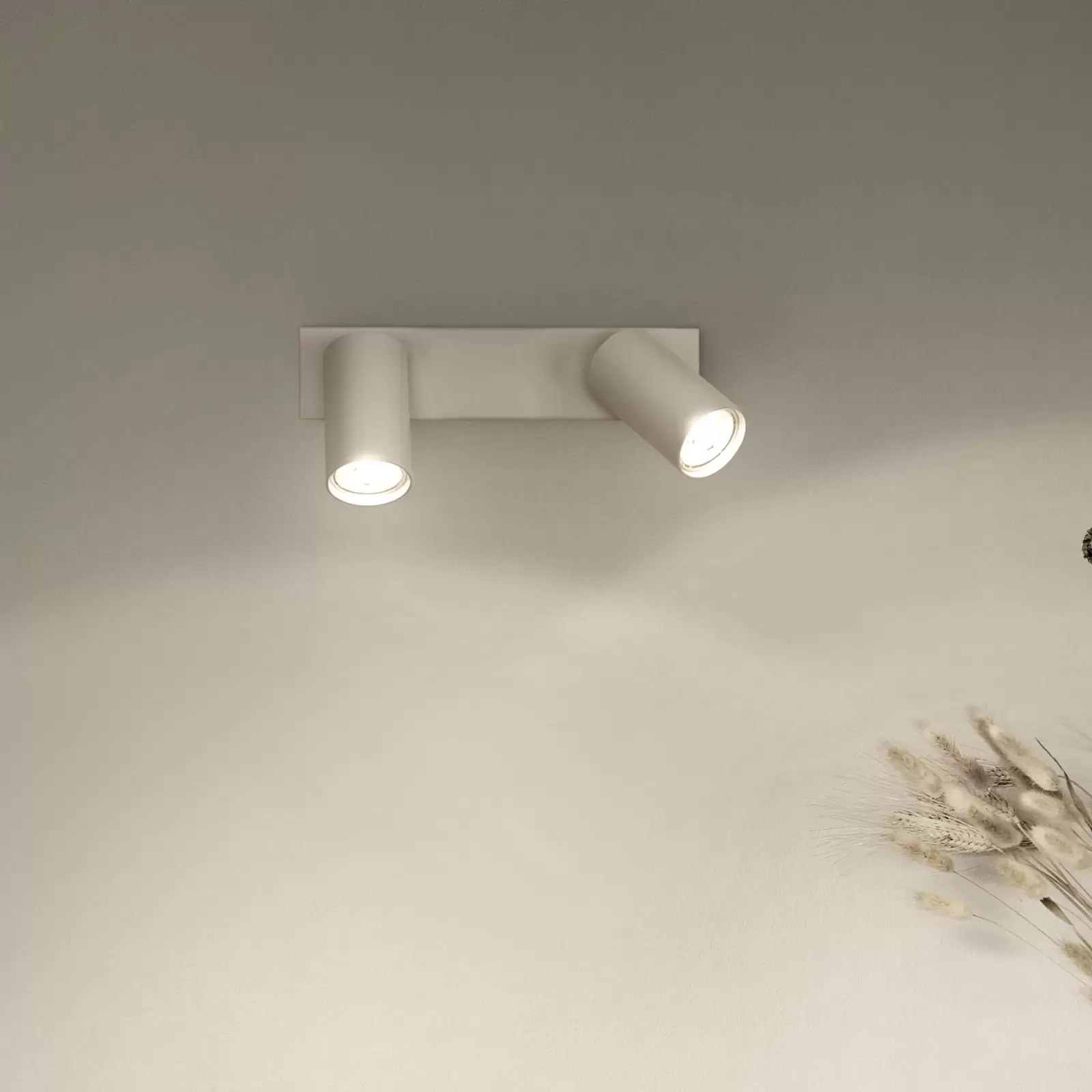 LEDVANCE LED-Strahler Octagon, dimmbar, zweiflammig, weiß 