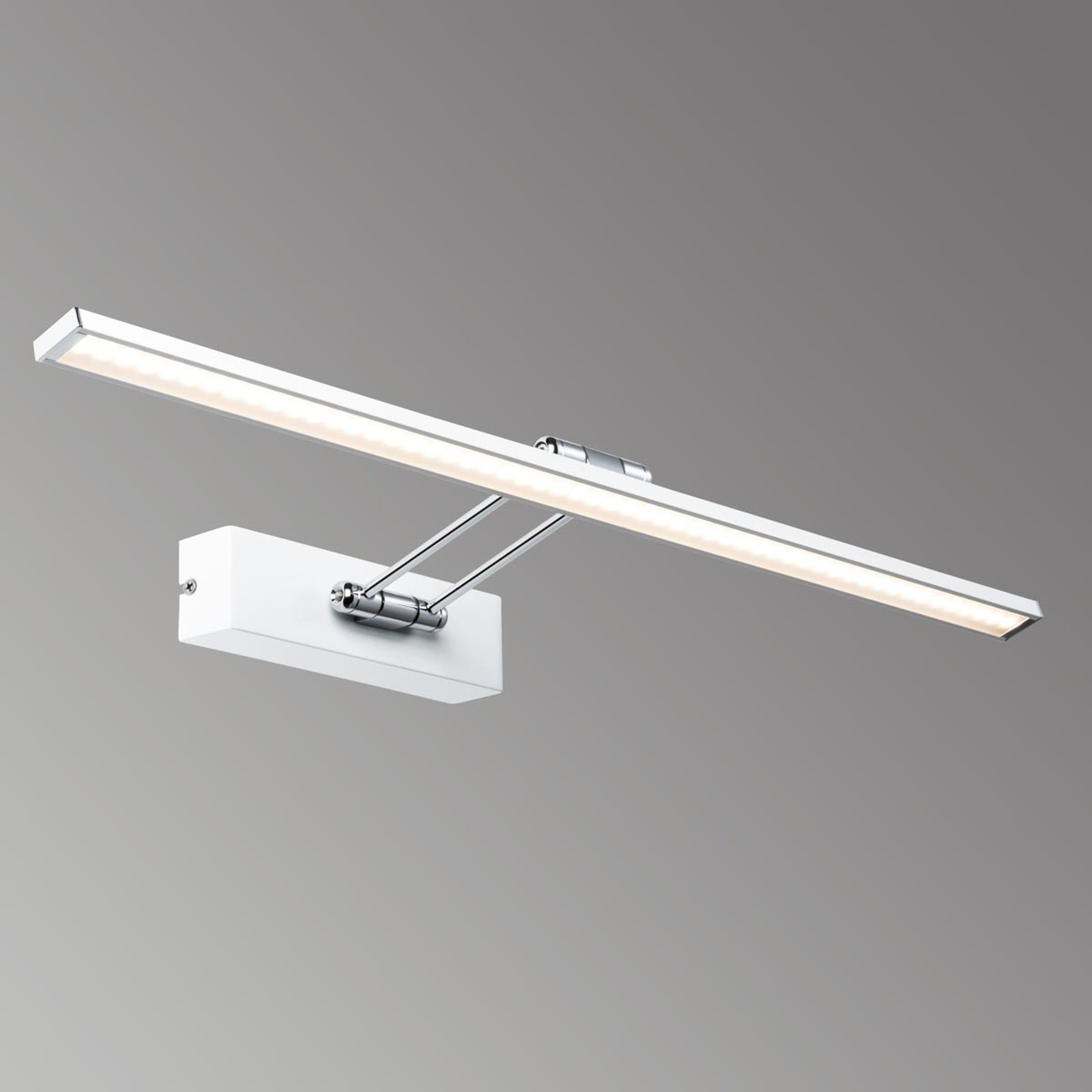 Paulmann Galeria LED picture light Beam Sixty, white, for Living / Dining Room, metal, 11 W, energy efficiency: A+, W: 58.5 cm, H: 4.6 cm