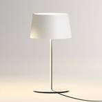 Vibia Warm 4896 asztali lámpa, Ø 22 cm, fehér