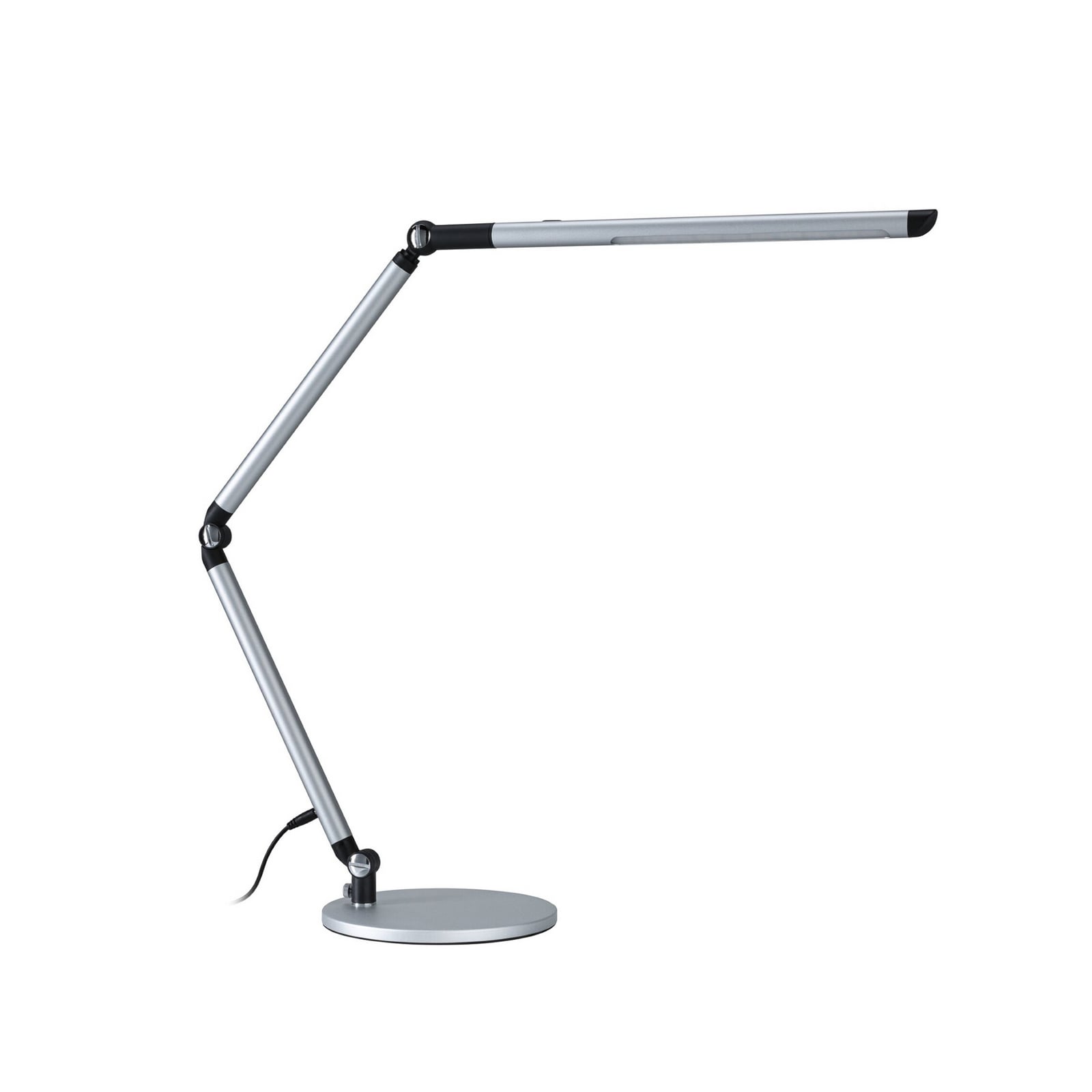 FlexBar LED desk lamp, silver, 36 cm, CCT – Paulmann