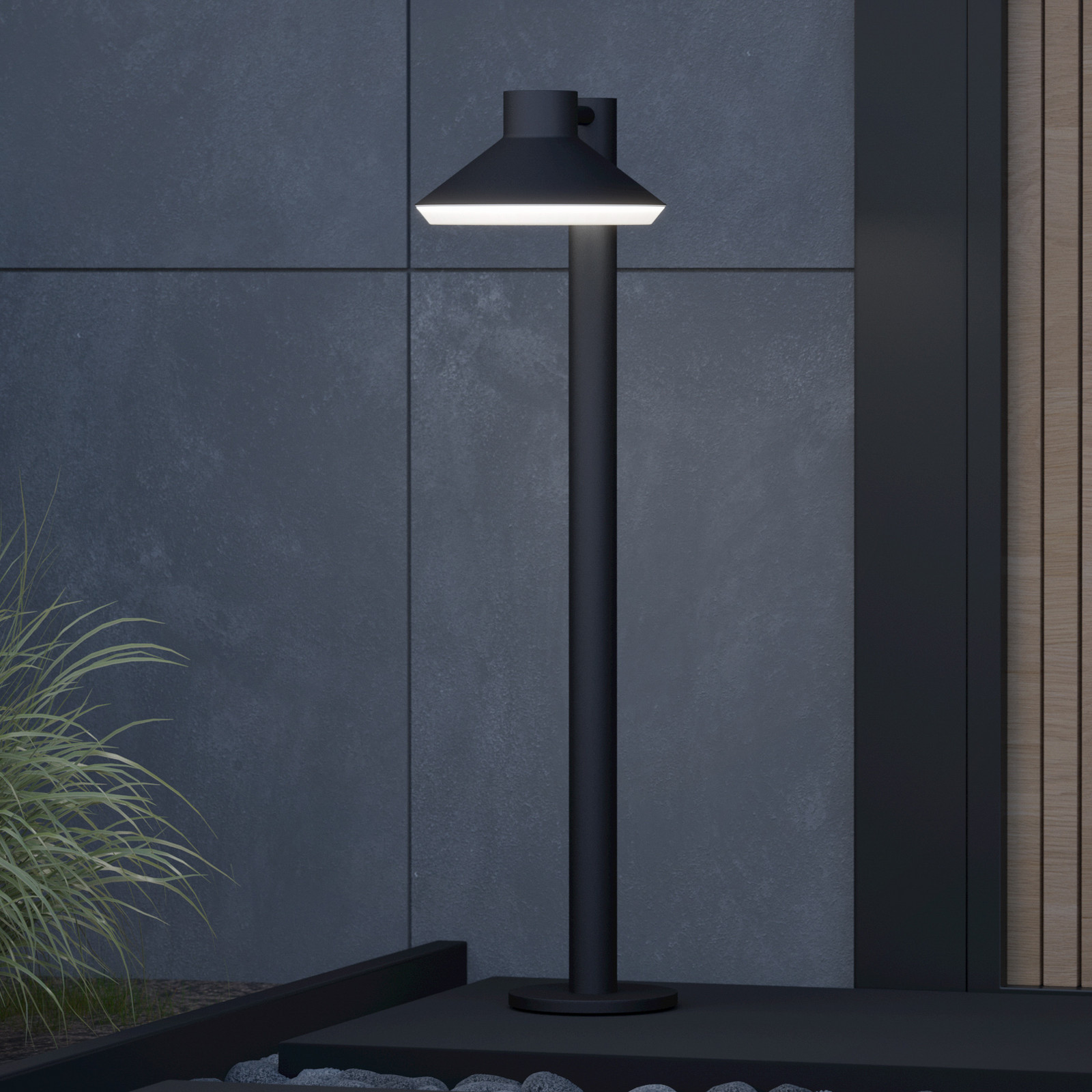 EGLO Ninnarella bornă luminoasă LED - modern - negru alb - Metal