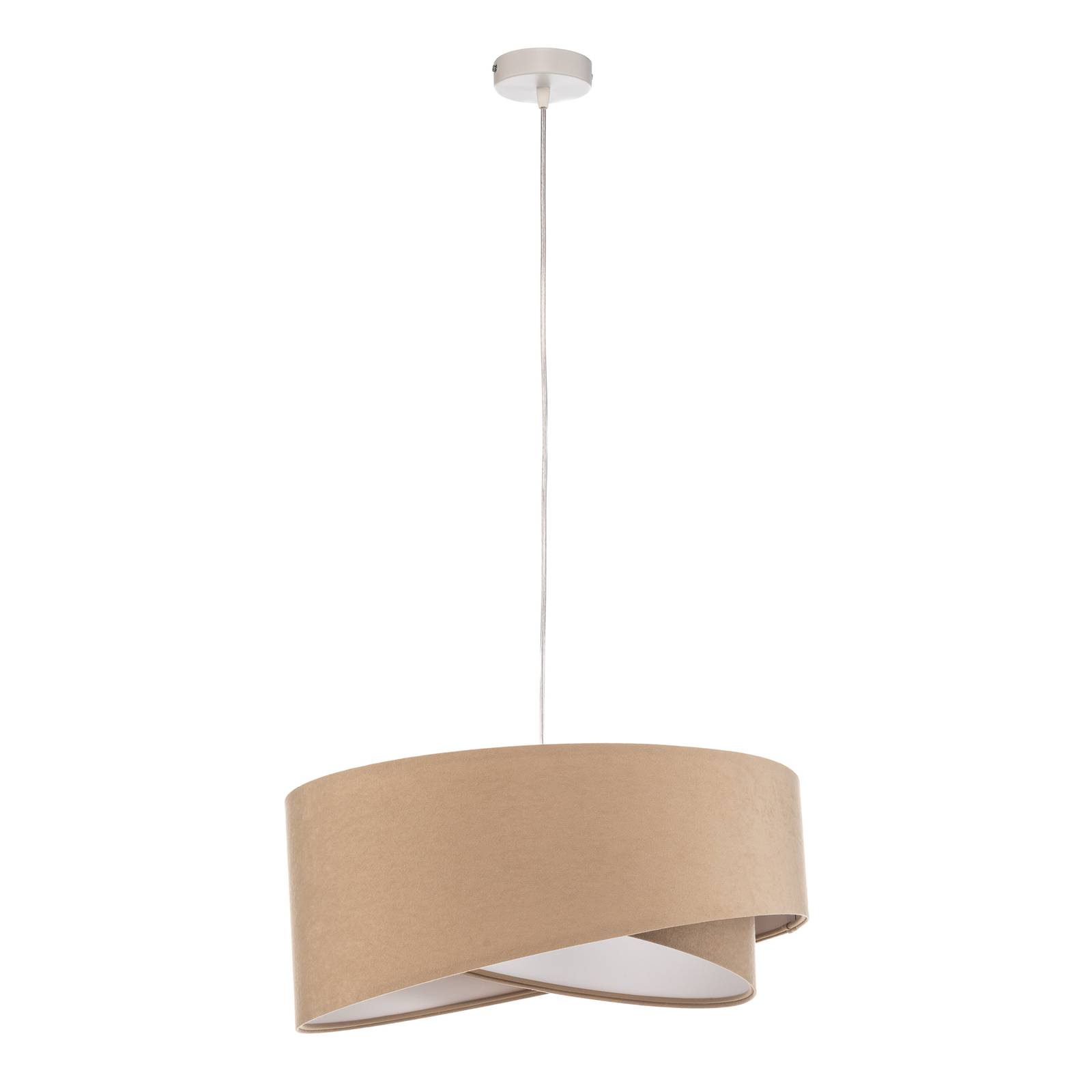 Bps Koncept - 060-027 Hängeleuchte Galaxy beige weiß 1 x E27 ø 50cm H105cm dimmbar