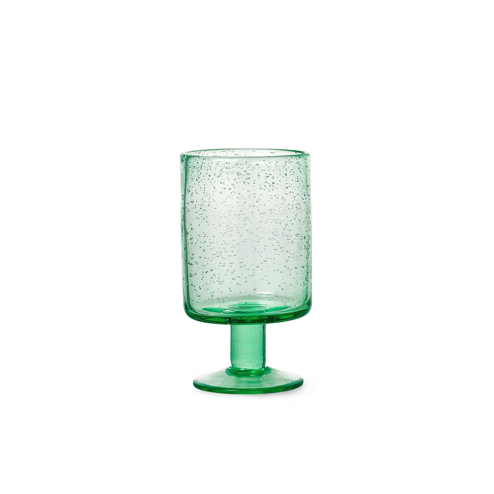 ferm LIVING wine glass Oli, clear, 220 ml, glass, mouth-blown