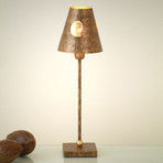 Stylish table lamp ESEMPIO iron brown