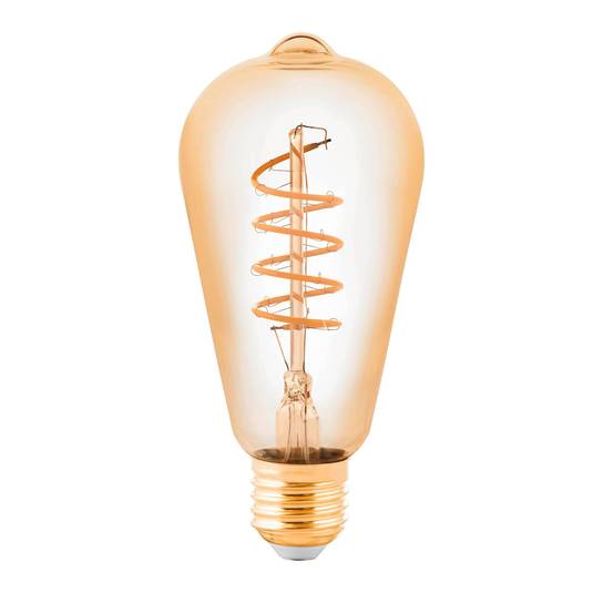 LED-lamppu E27 4W rustiikki, amber