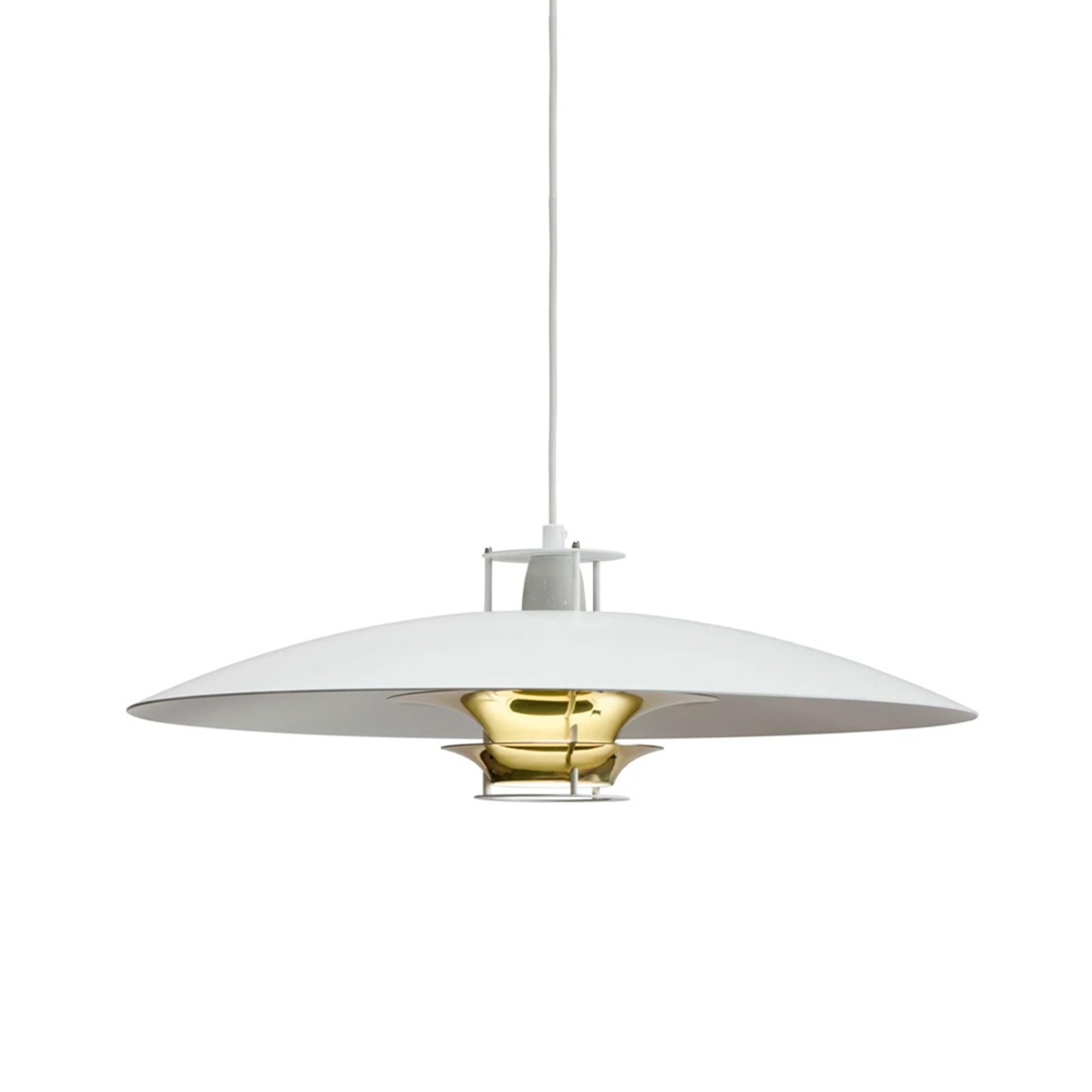 JL341 Závěsná Lampa White/Brass - Artek