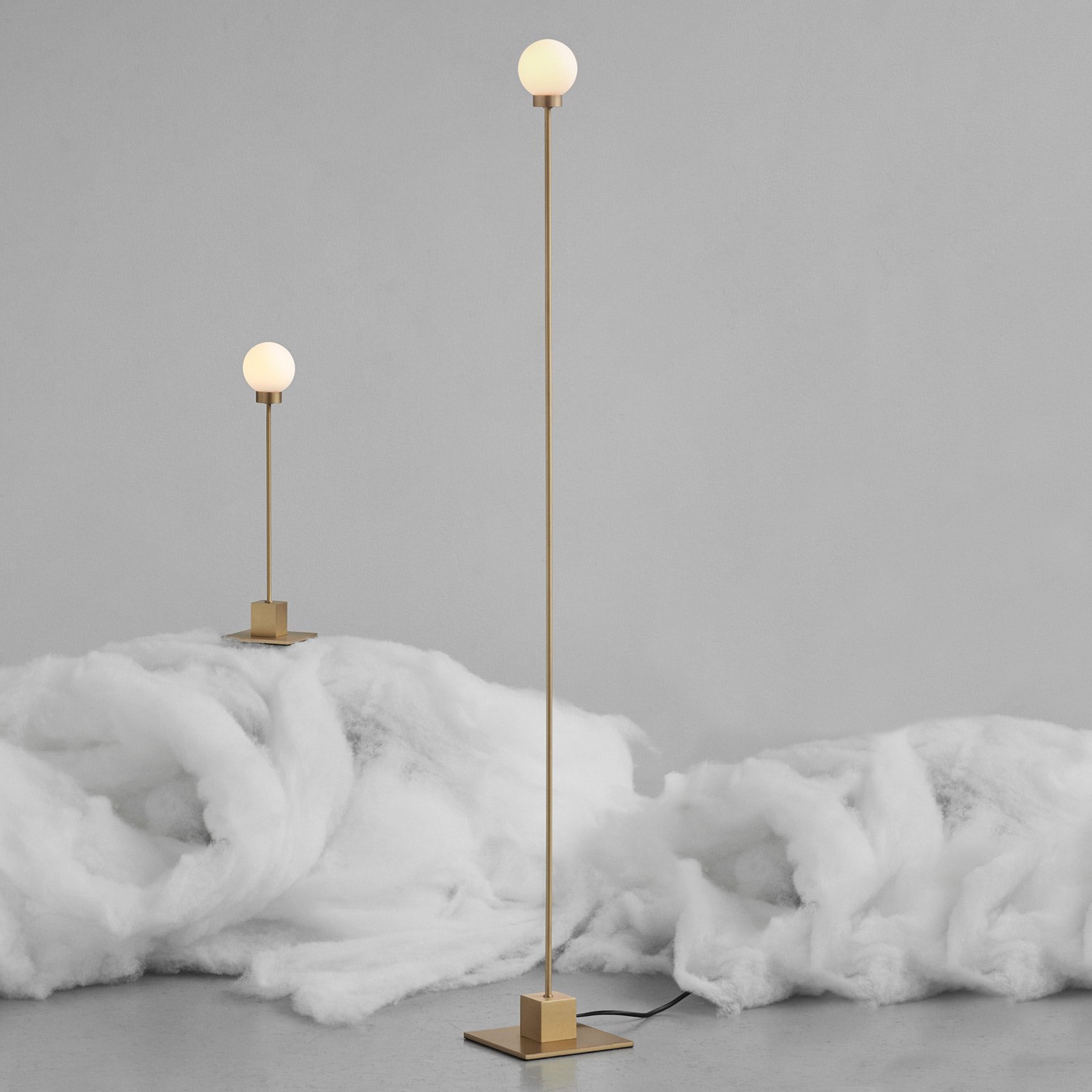 Snowball D8 Stojací Lampa Brass - Northern