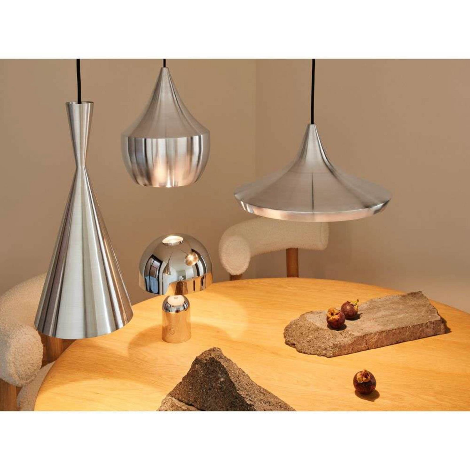 Beat Unbeaten Tall LED Pendel Aluminium Tom Dixon - Stue