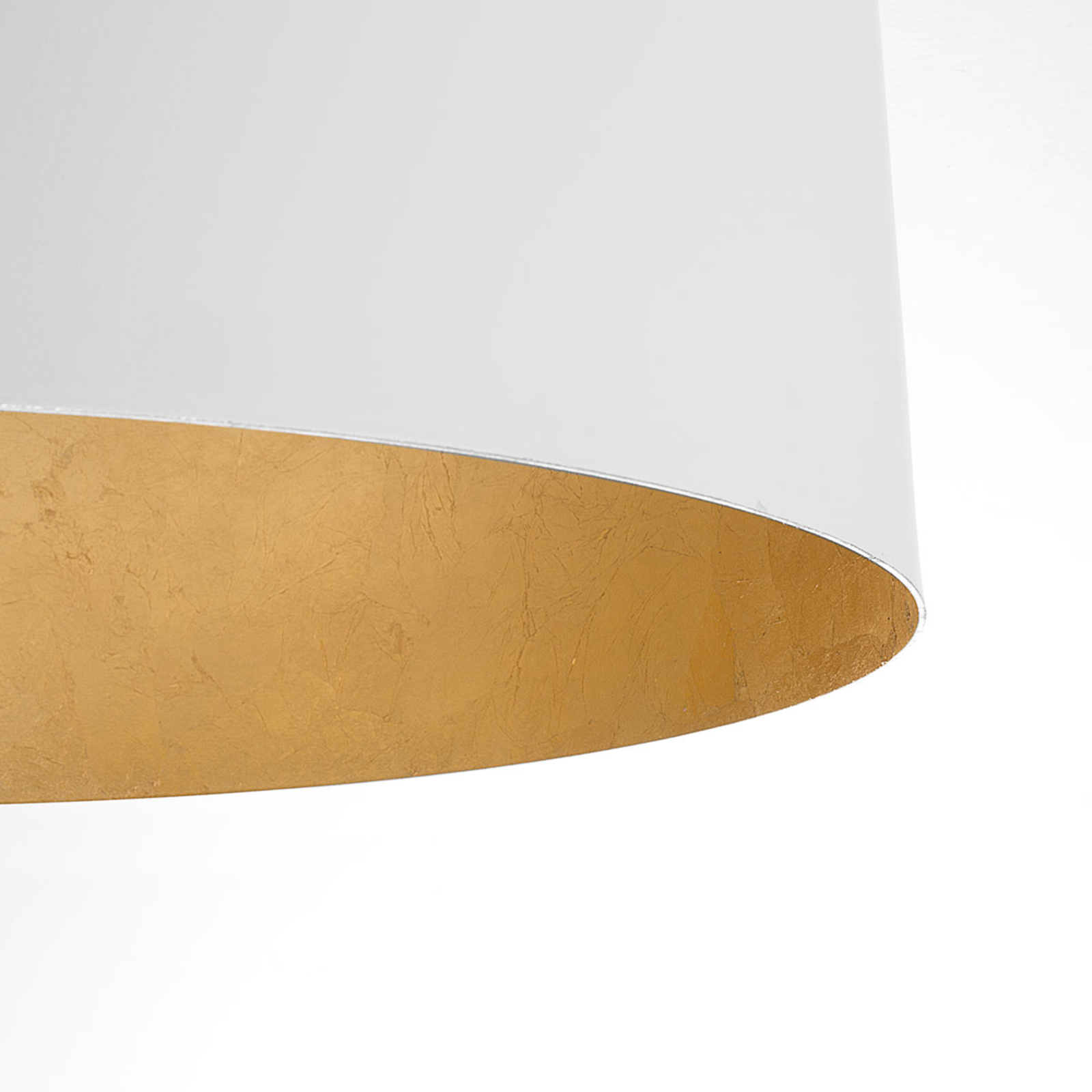 ICONE Olimpia LED viseča svetilka z elegantnimi zlatimi lističi