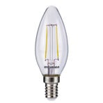 Bec lumânare LED E14 ToLEDo Filament 2.5W 827 clar