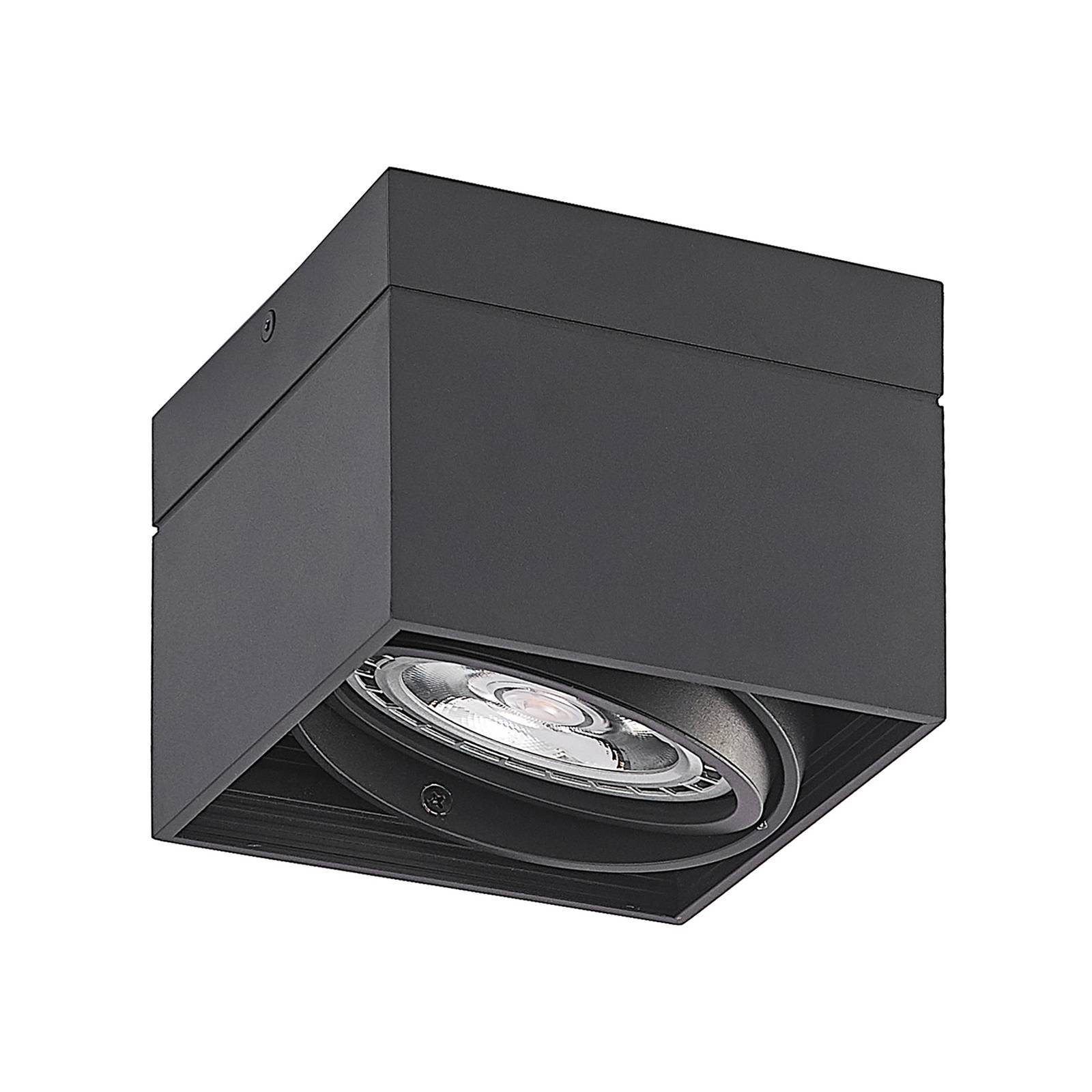 Arcchio Michonne spot soffitto, nero, 14,5 cm, per soggiorno / sala da pranzo, alluminio, acciaio, G53, 20 W, lunghezza: 14.5 cm, larghezza: 14.5 cm, altezza: 12 cm