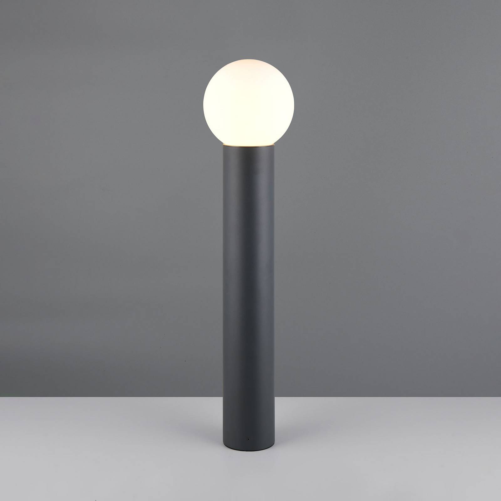 Trio Lighting Bornes lumineuses Mures, anthracite, hauteur 80 cm, métal