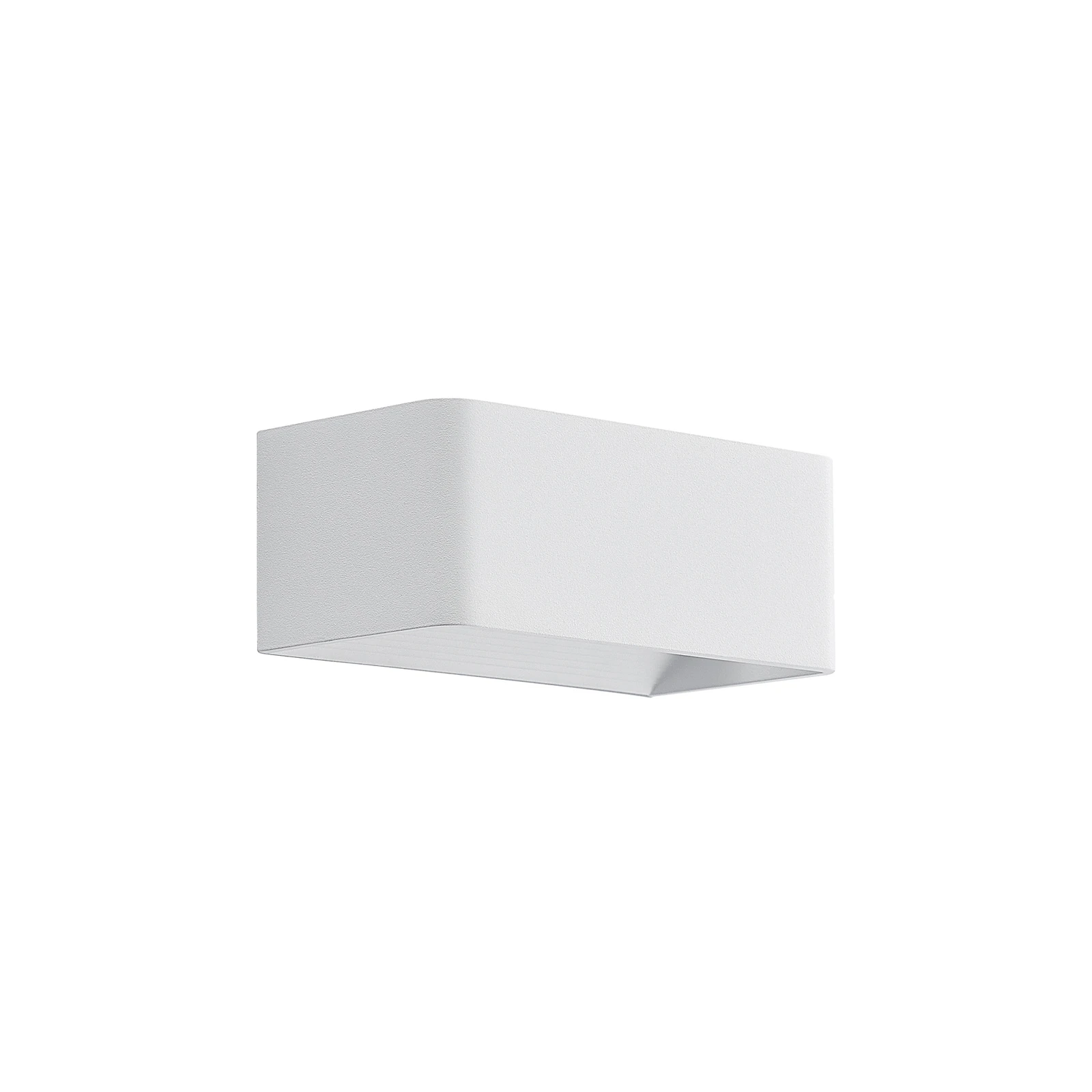 Aplique de pared LED Arcchio Karam, 20 cm, blanco, metal, arriba/abajo