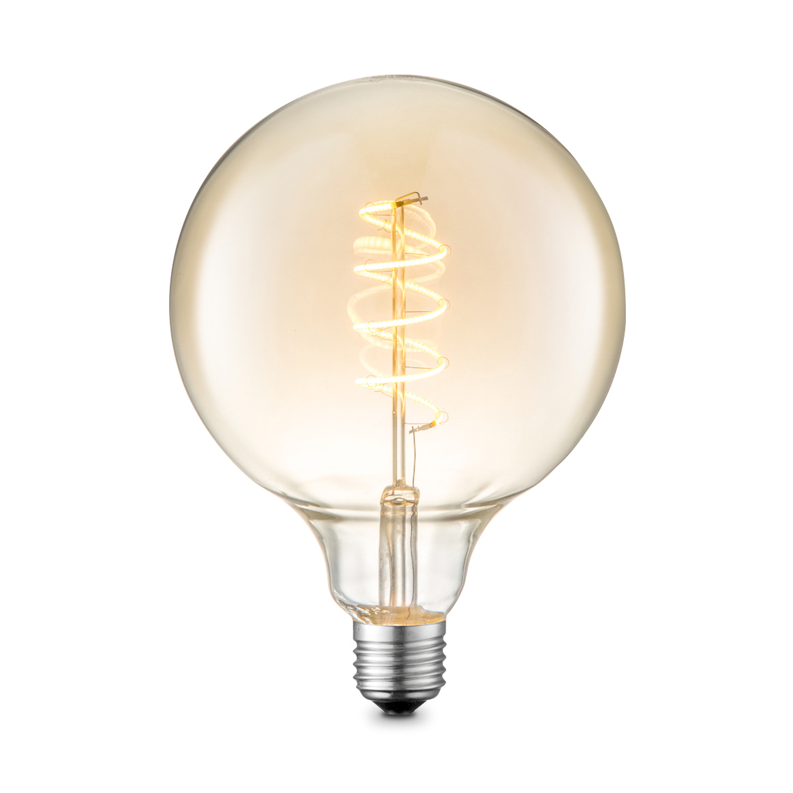 Lucande ampoule LED E27 G125 4 W 2 700 K dim ambre