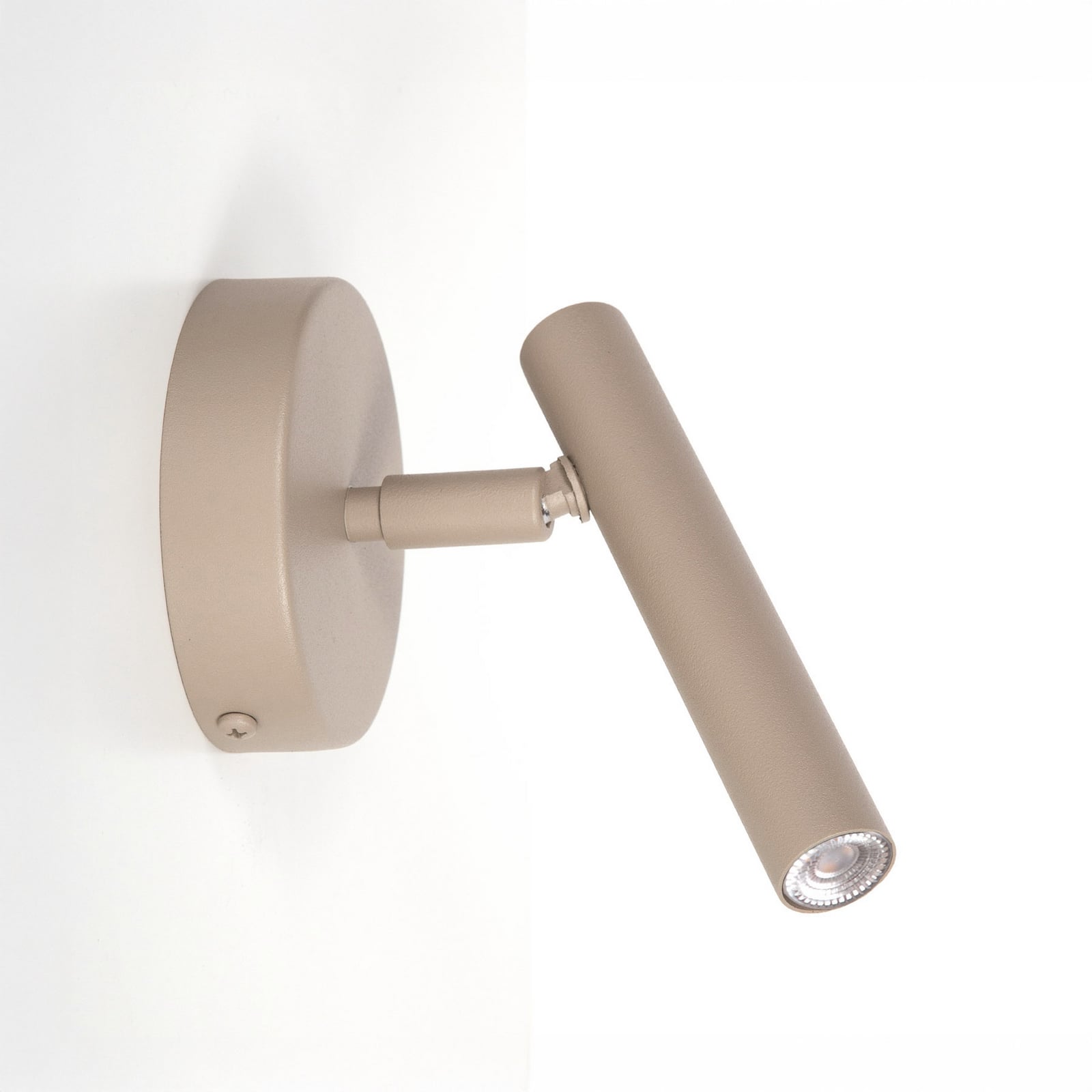 Sopel vegglampe, beige, høyde 15 cm – SIGMA