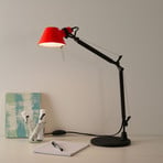 Stolik Artemide Tolomeo Micro Bicolour czarny/koralowy