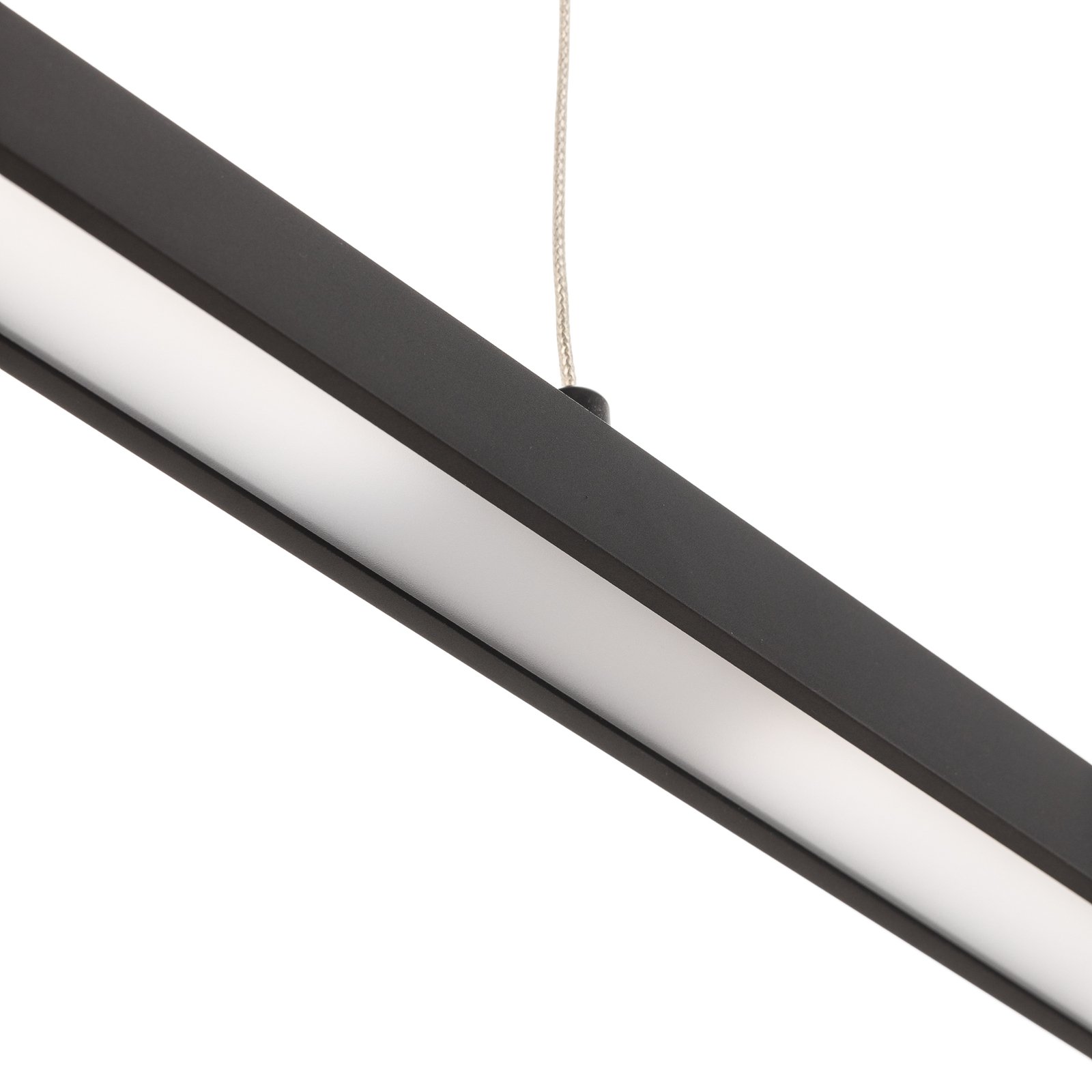 Paulmann Lento LED-Hängelampe schwarz dimmbar Up-&Downlight