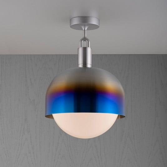Buster + Punch Forked Decke Stahl burnt/opal Ø34cm