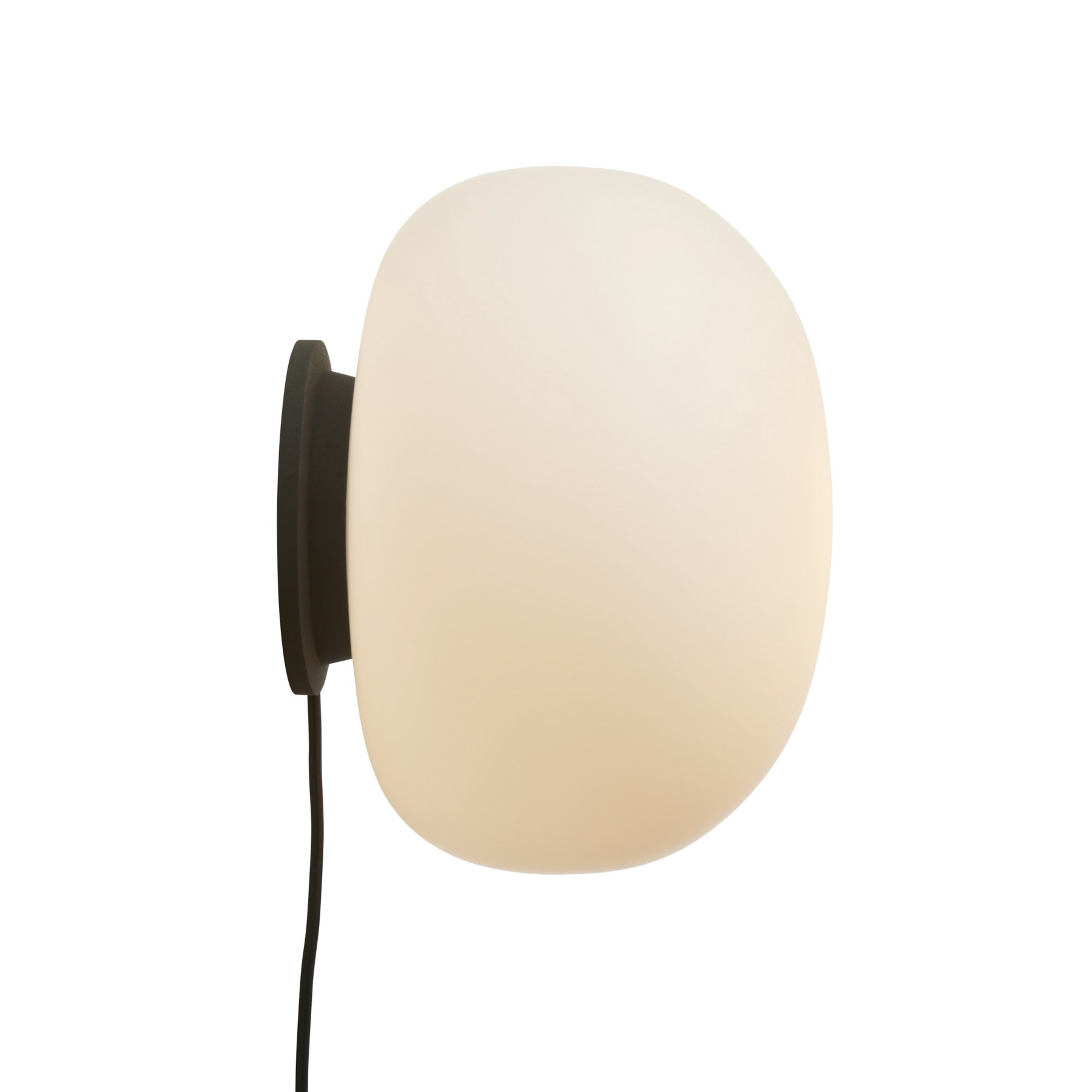 Supernate Lampe de Table/Applique Murale Ø28 Opale White/Black - Frandsen