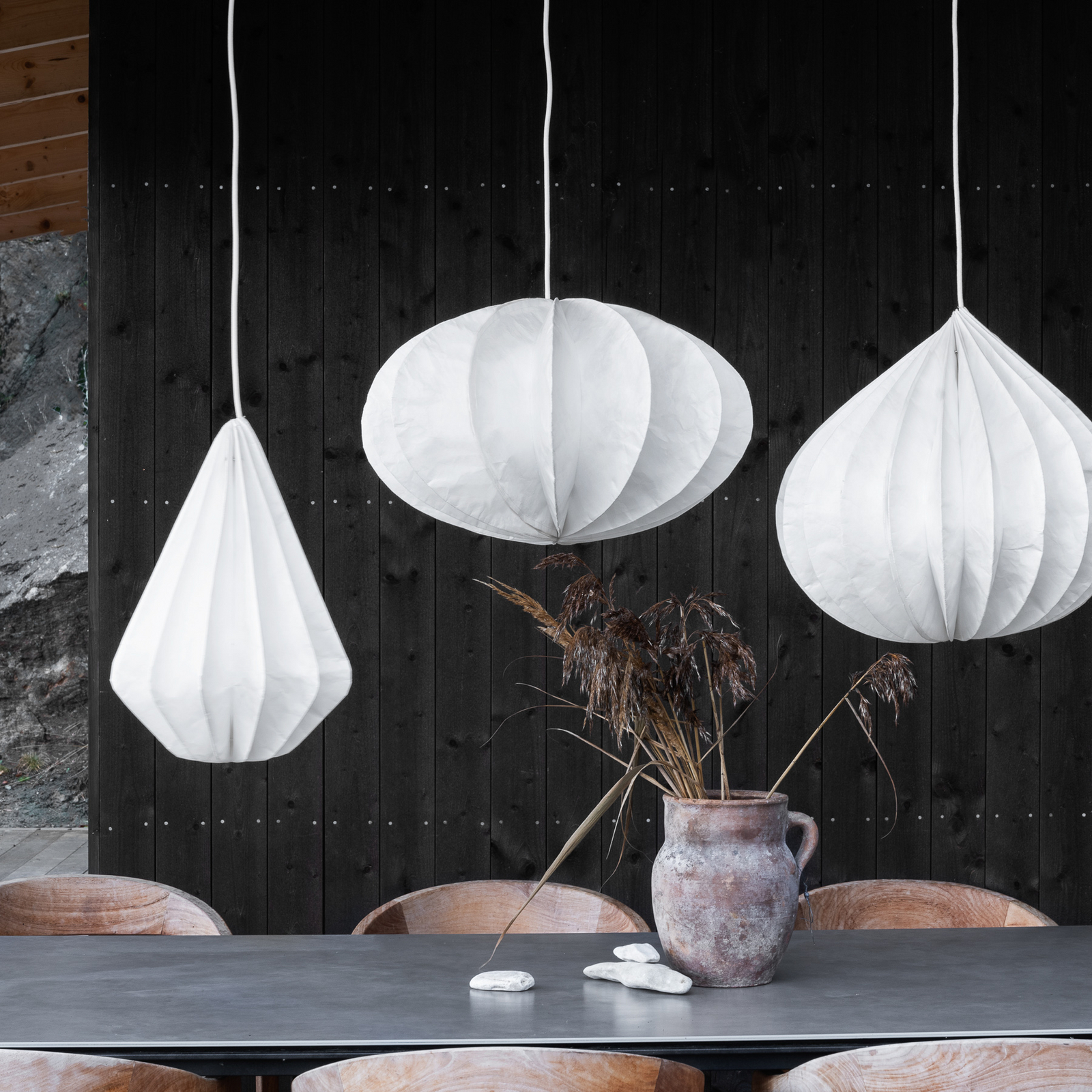 Candeeiro suspenso Pumpkin Branco - Watt &amp; Veke