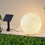 Lindby Hamela LED solar decorative light RGB 30 cm