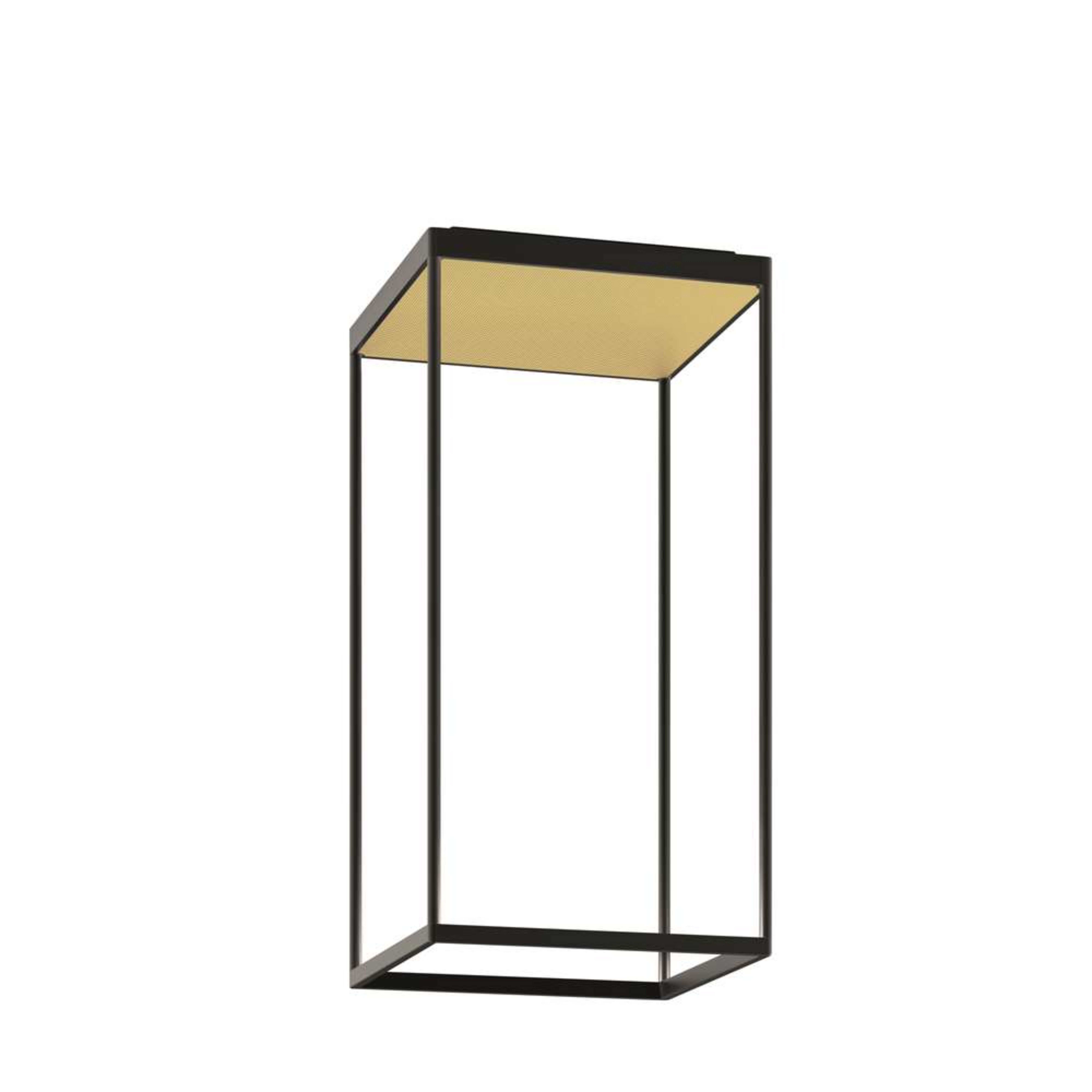 Reflex 2 plafoniera LED 65 cm nero/oro, Serien.lighting
