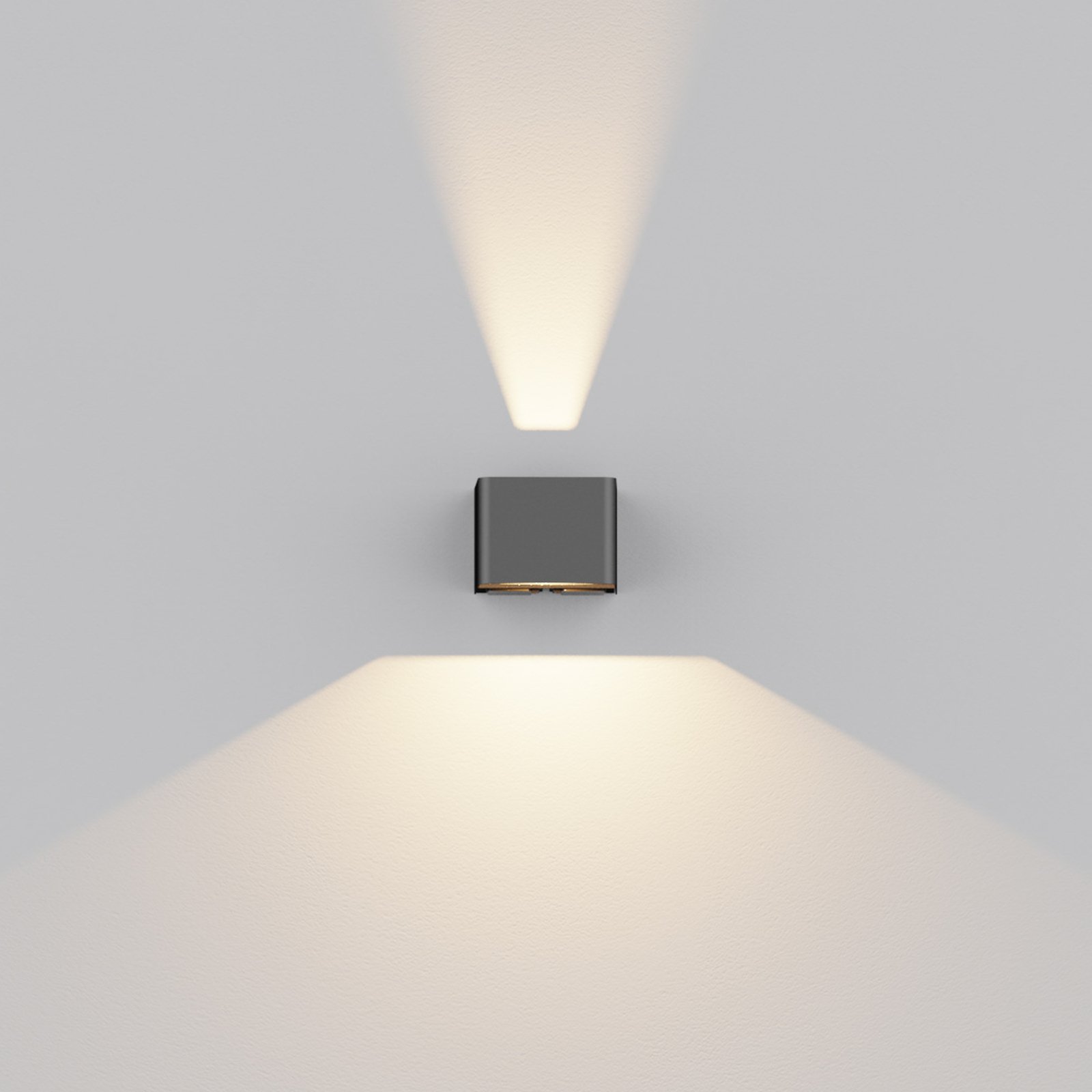 SLC Shadow aplique LED exterior up/down 2 x Schuko