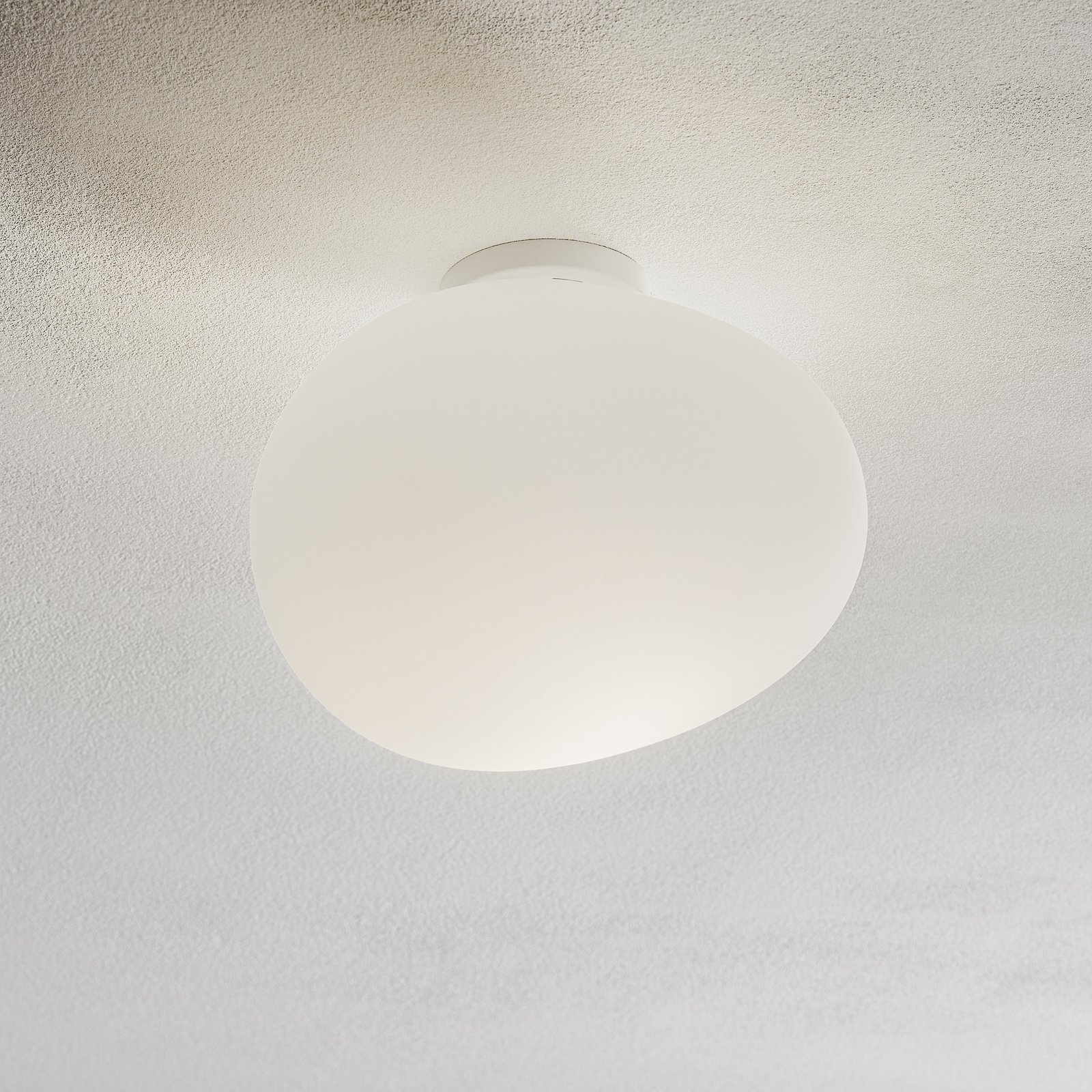 Foscarini Gregg media ceiling lamp, glass, 27 cm