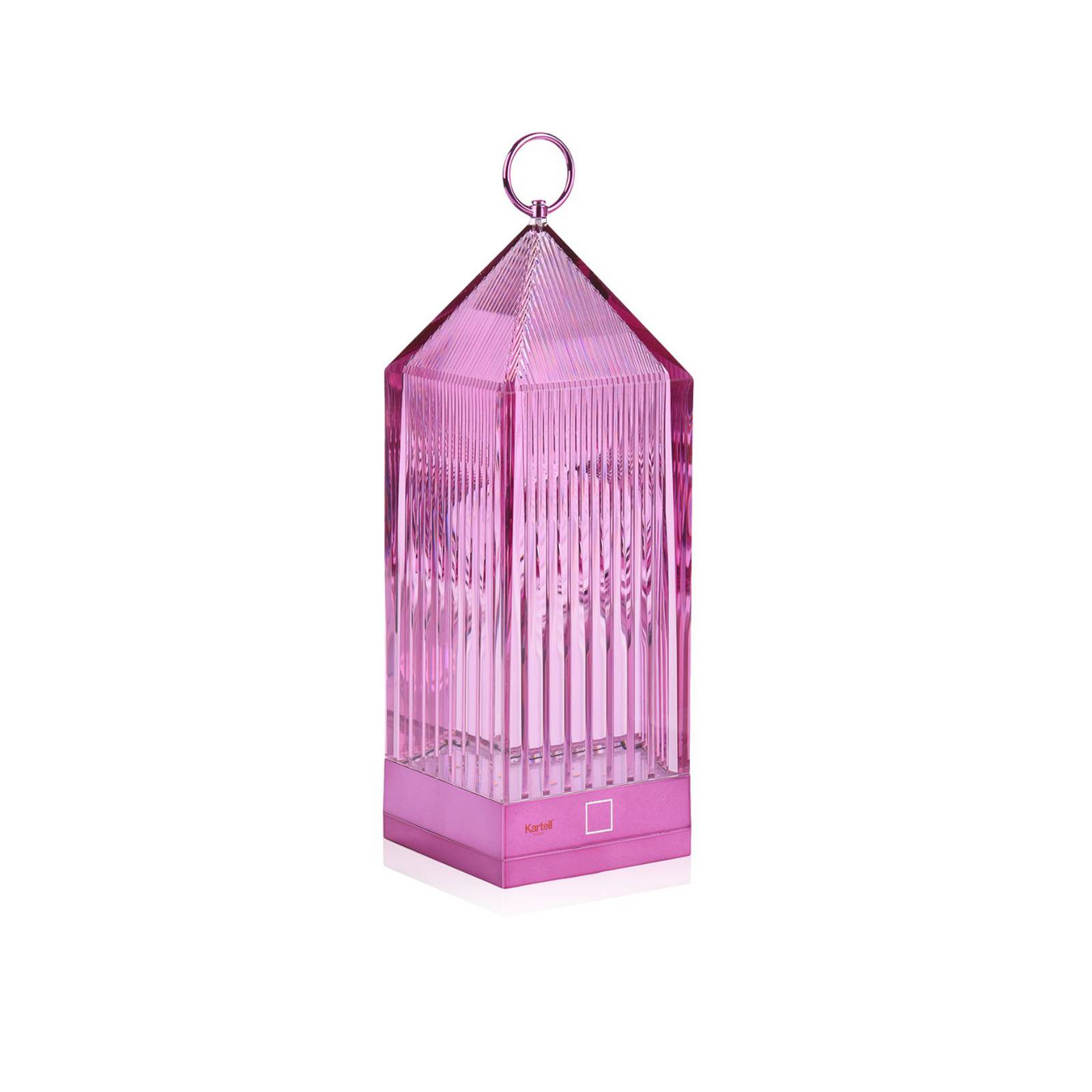 Kartell Lantern LED table lamp, purple Ip54 - Design - Pink