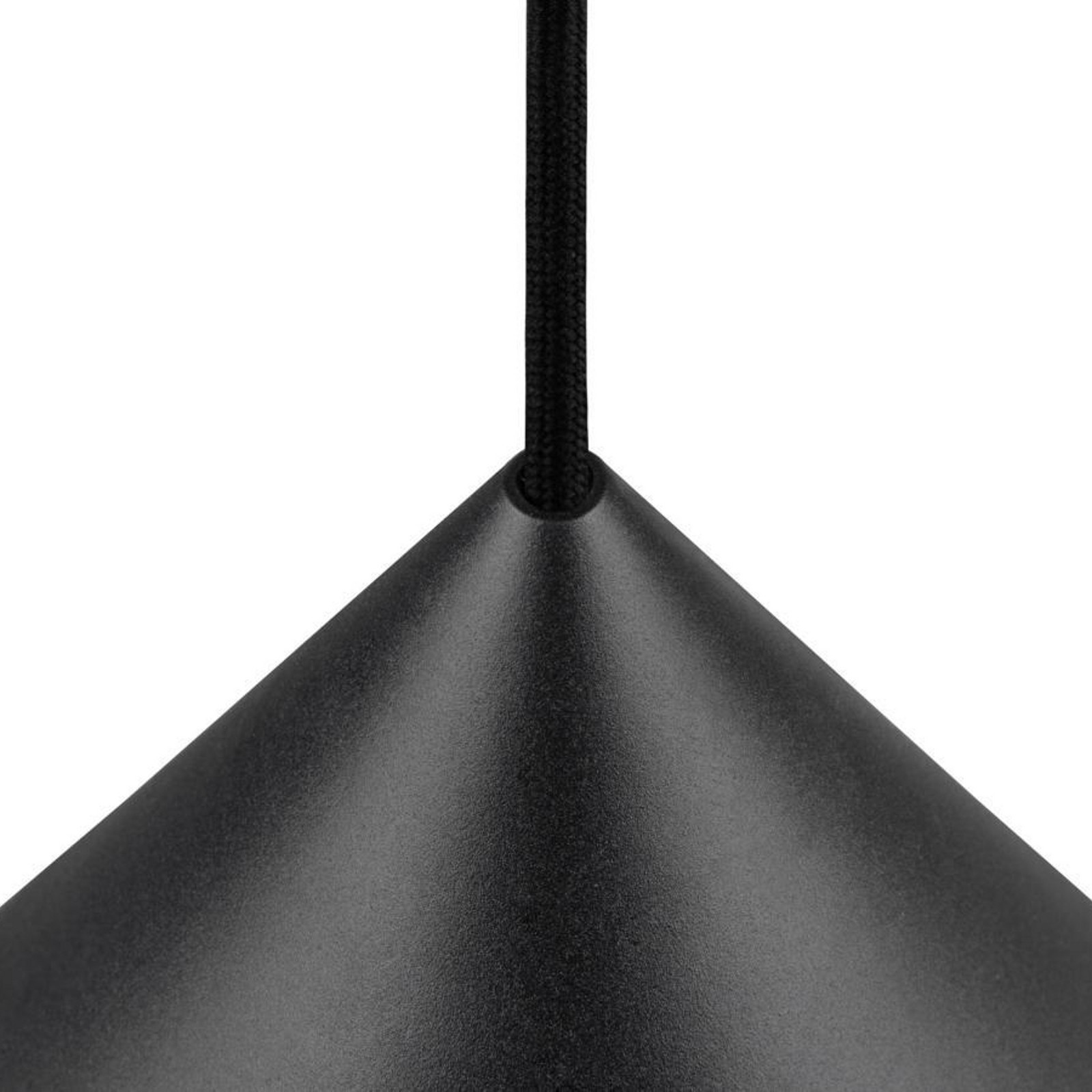SLV Lampă suspendată Magico Ø 38 cm negru mat metal - Camera de zi / sufragerie - Modern - Aluminiu