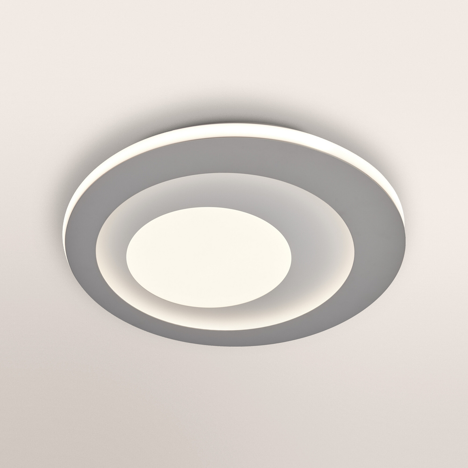 Φωτιστικό οροφής LED OSRAM ORBIS SPIRAL CENTRAL LIGHT, διάμετρος 40 εκ., γκρι Φωτιστικό οροφής LED OSRAM ORBIS SPIRAL CENTRAL LIGHT, διάμετρος 40 εκ., γκρι