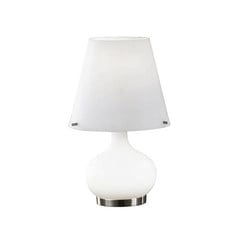 Ade laualamp, kõrgus 33 cm, valge, klaasist