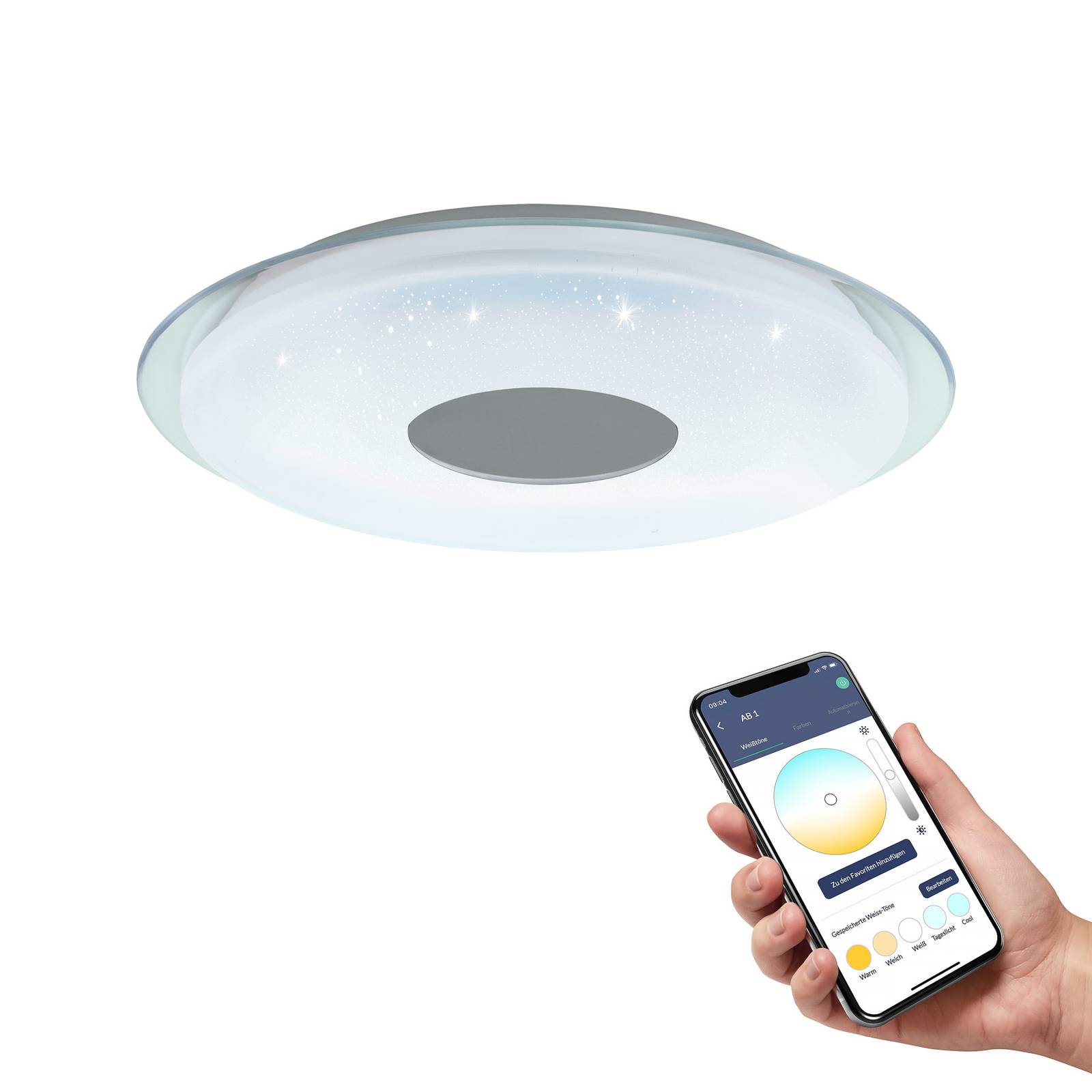 EGLO connect Lanciano-Z LED-Deckenleuchte Ø 56cm günstig online kaufen