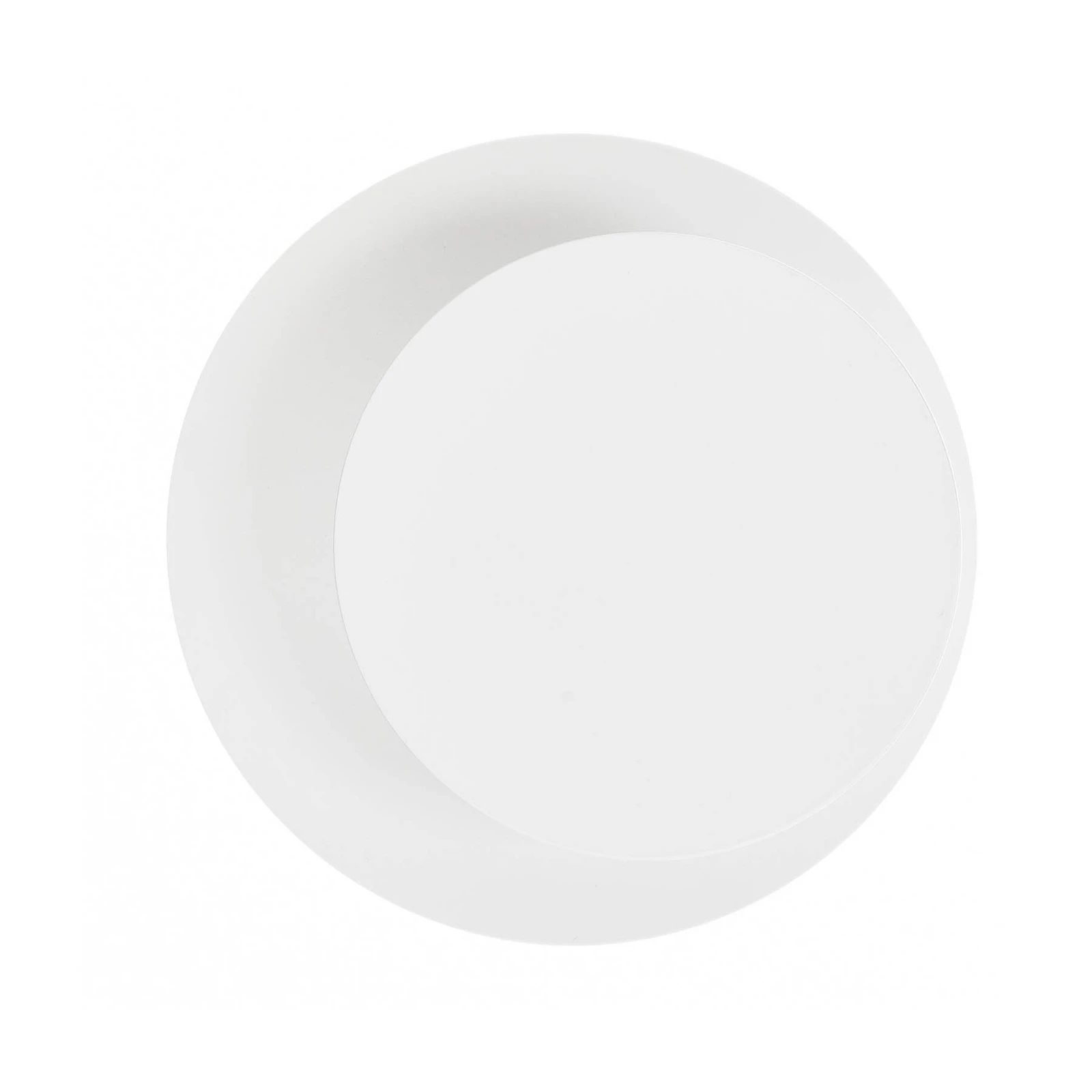 Applique murale Circle de forme ronde, blanche