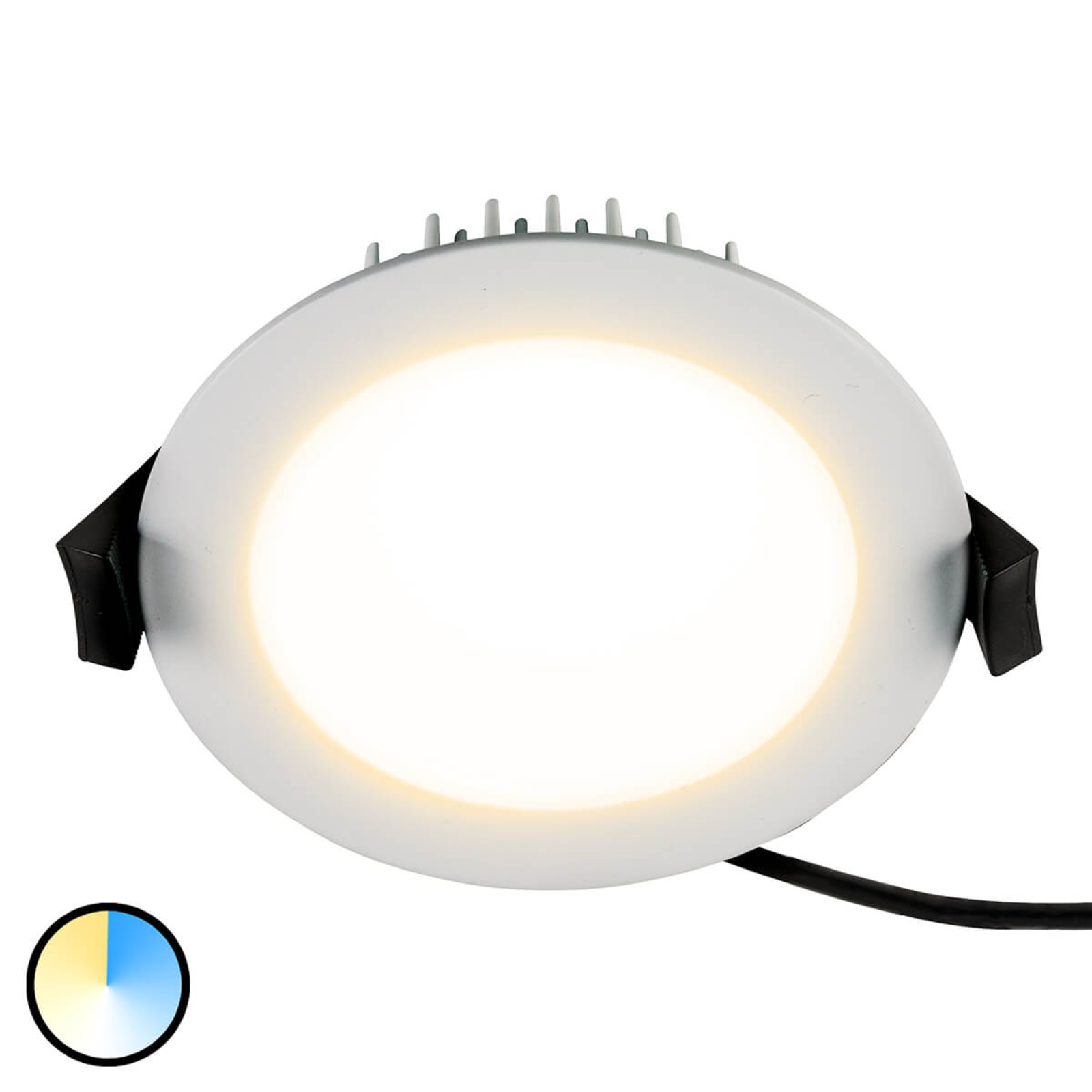 Praktisk LED-spot Lino for innfelling, 13 W