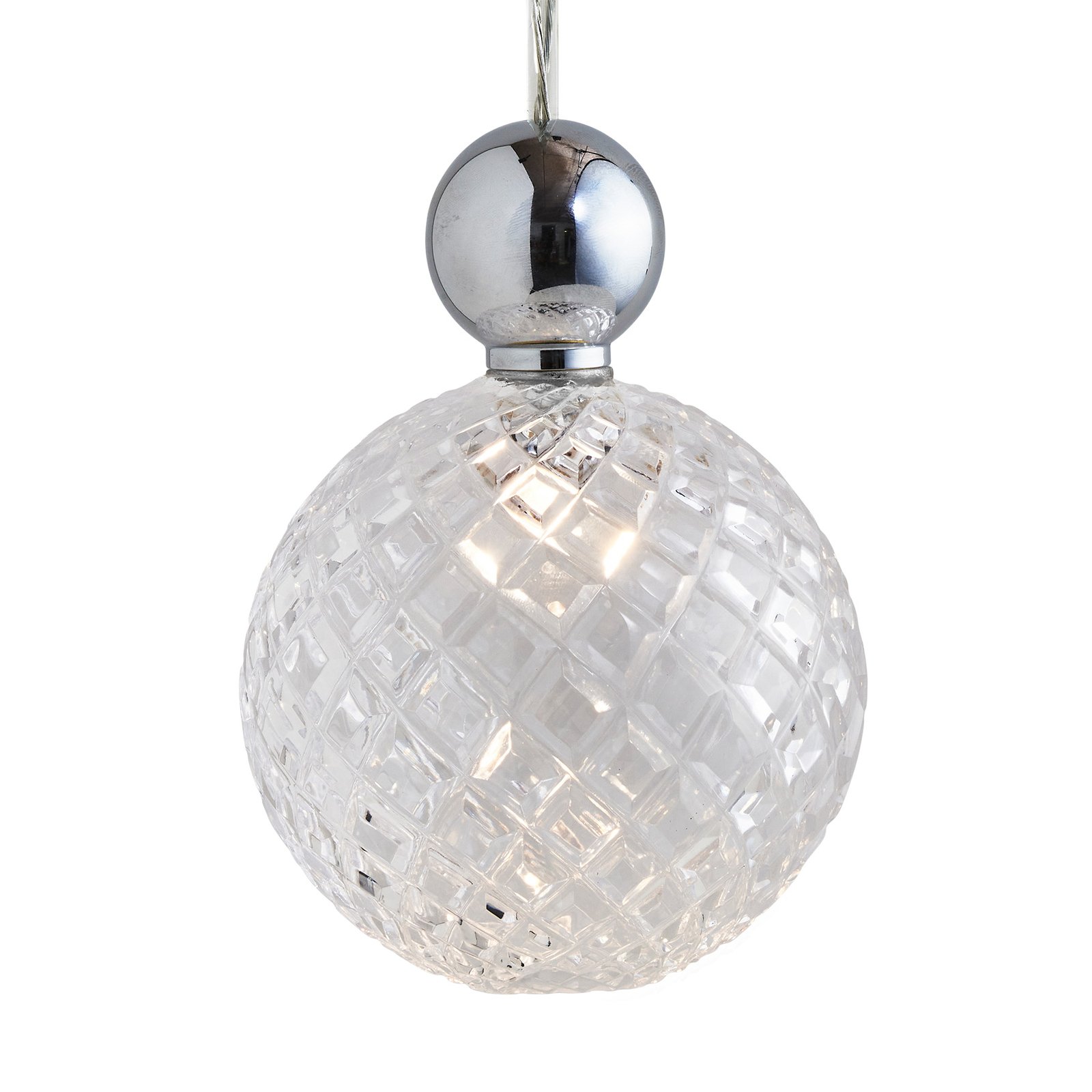 EBB & FLOW Uva M/L Ball silver clear small check