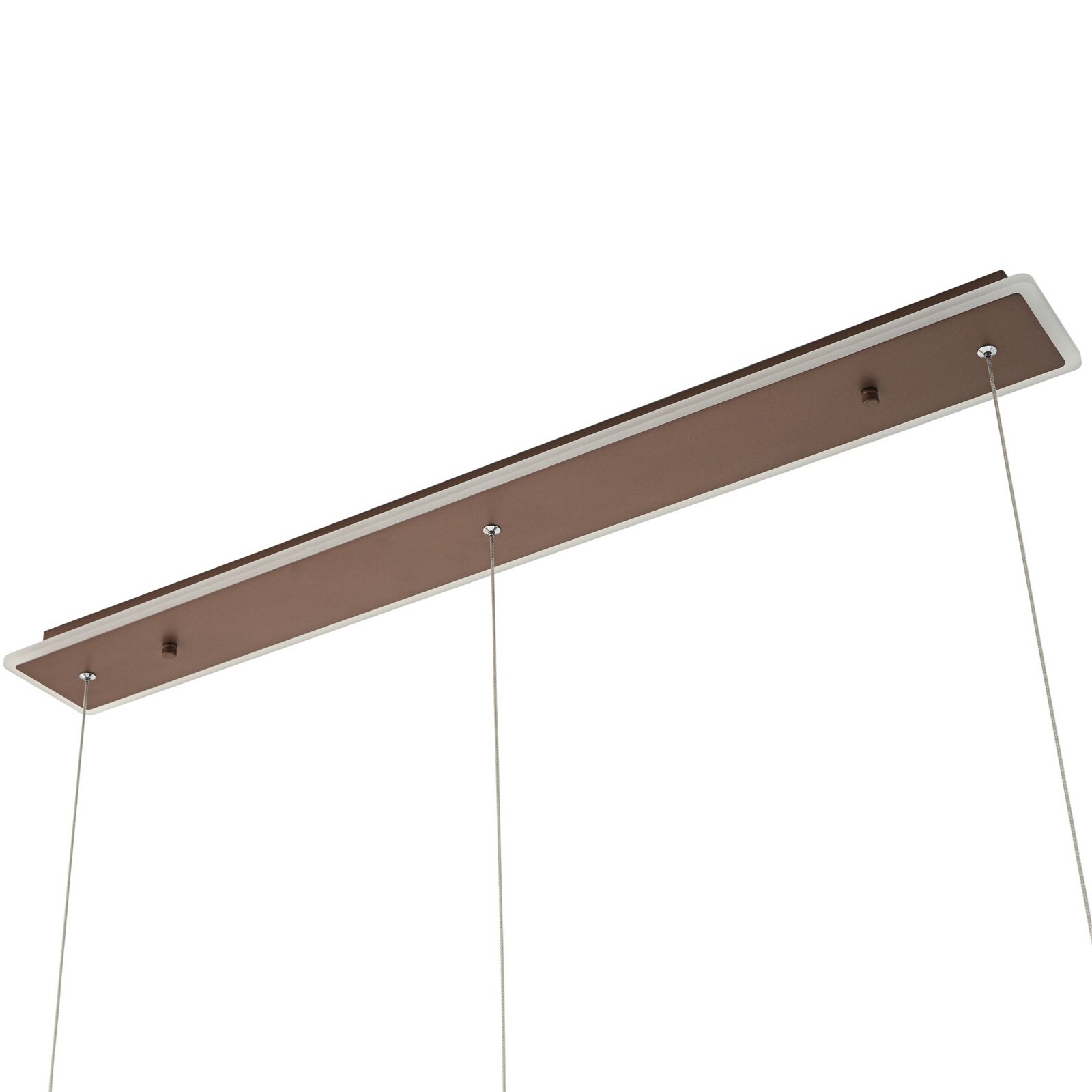 Kolo 3 LED Pendelleuchte Iced Coffee - Lucande Kolo 3 LED Pendelleuchte Iced Coffee - Lucande