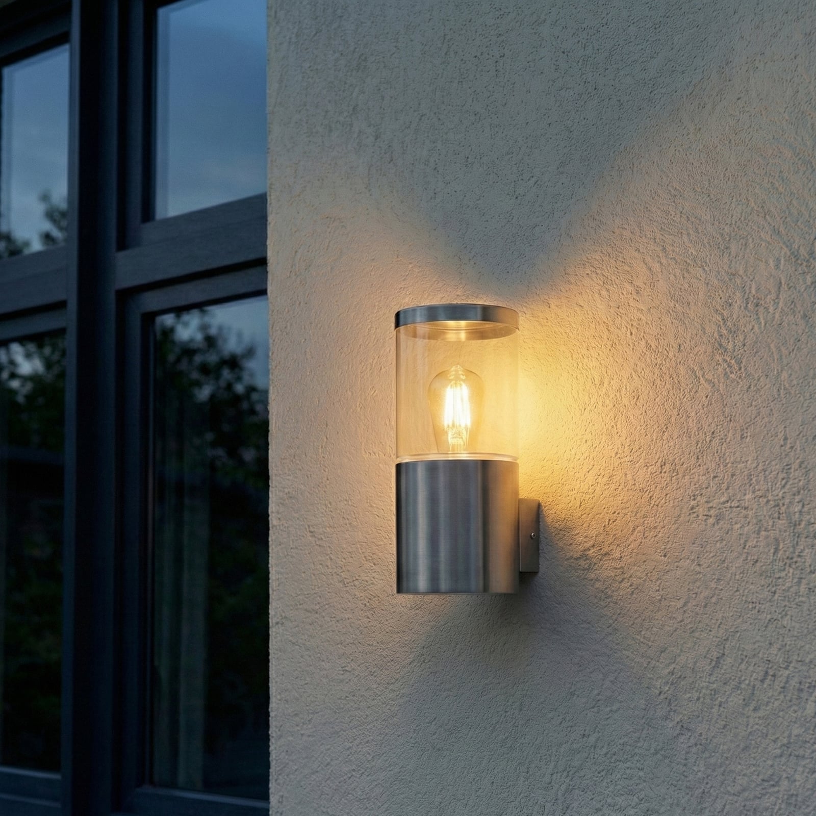 OSRAM Außenwandleuchte ENDURA CLASSIC EBRO, edelstahl, IP44