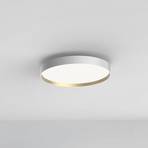 LOOM DESIGN Lucia ceiling lamp Ø45cm white/gold