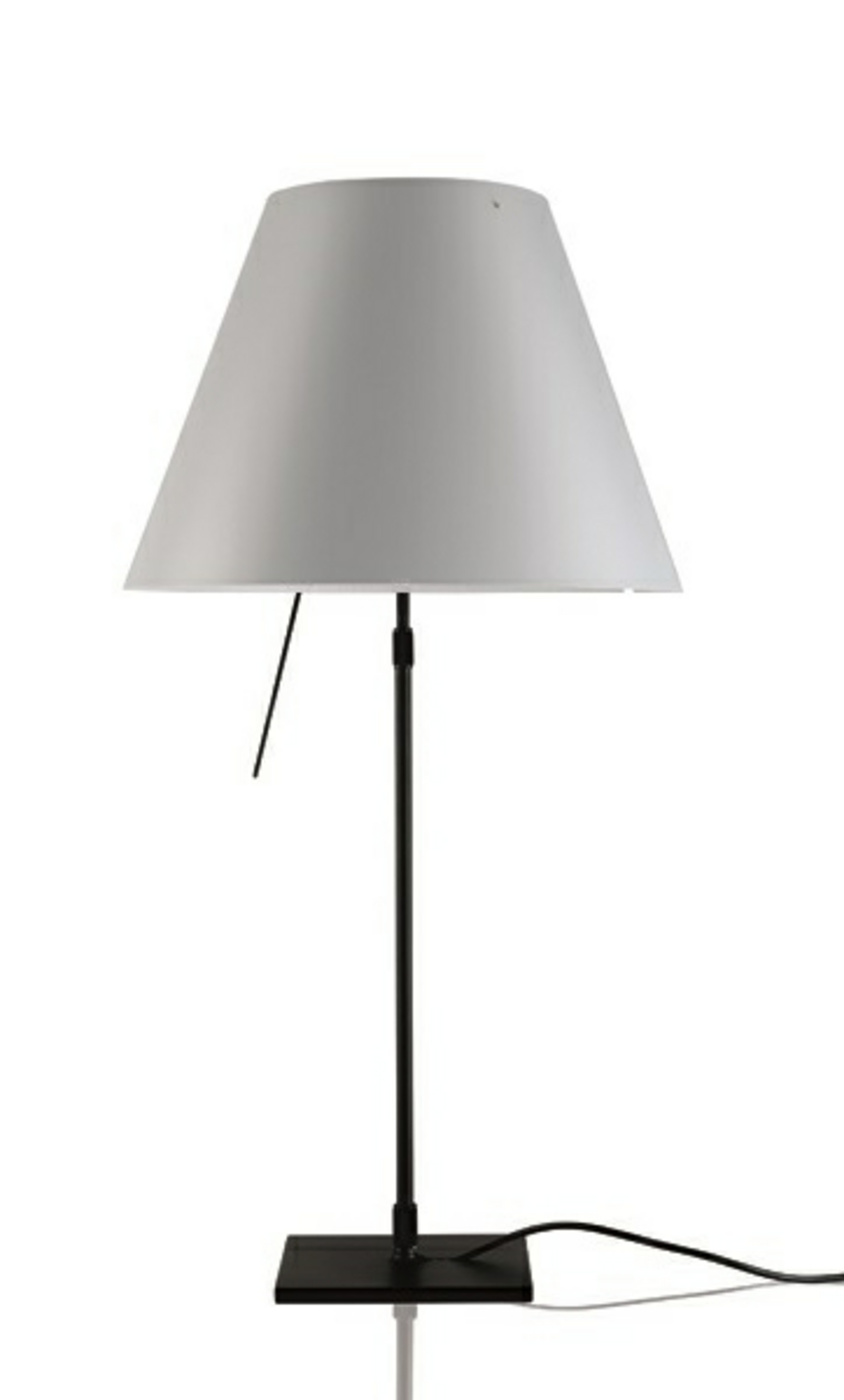 Lampe à poser Costanza, noir/blanc, à intensité variable - Luceplan