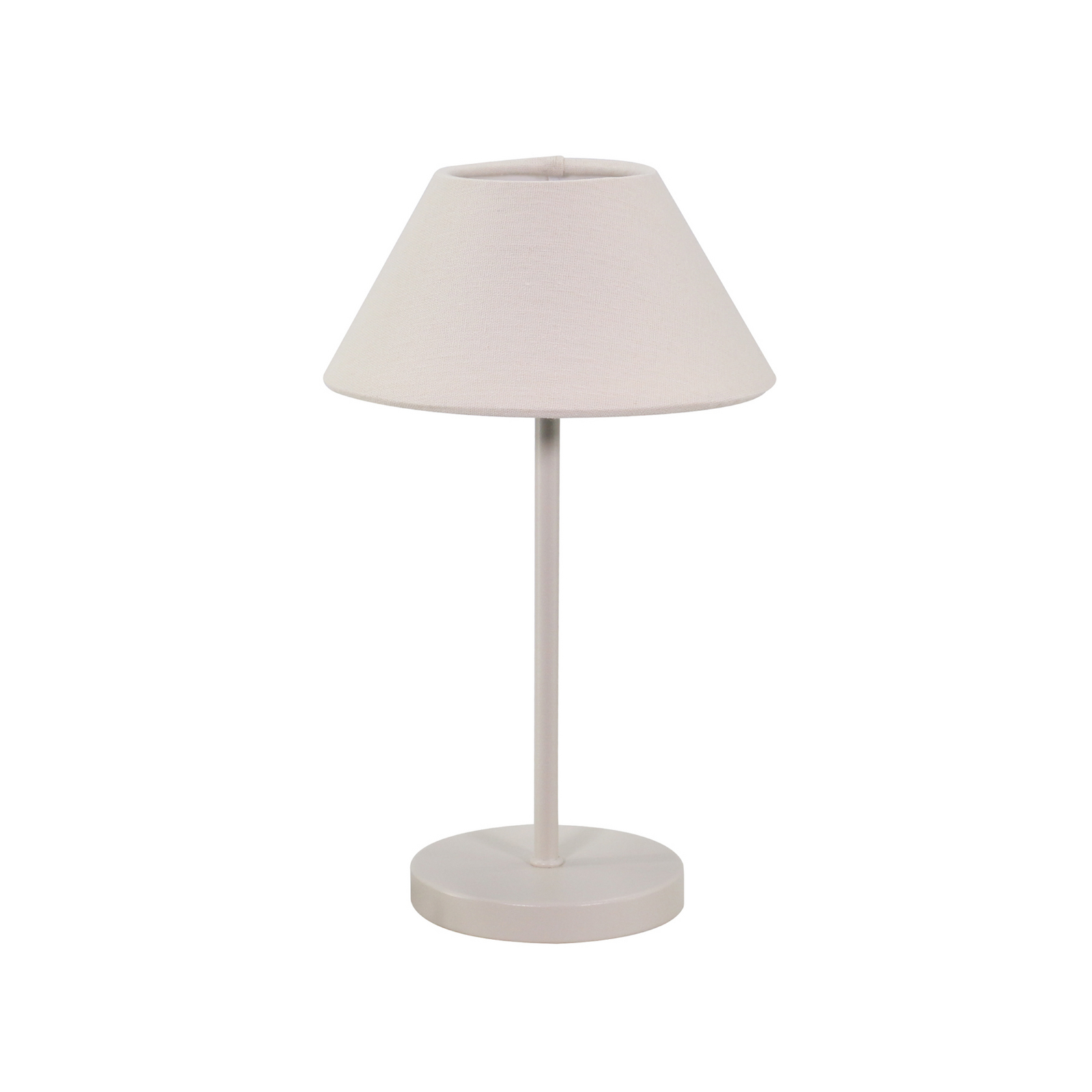 Lâmpada de mesa LED recarregável Teya, branca, 26 cm, IP44 - Watt & Veke